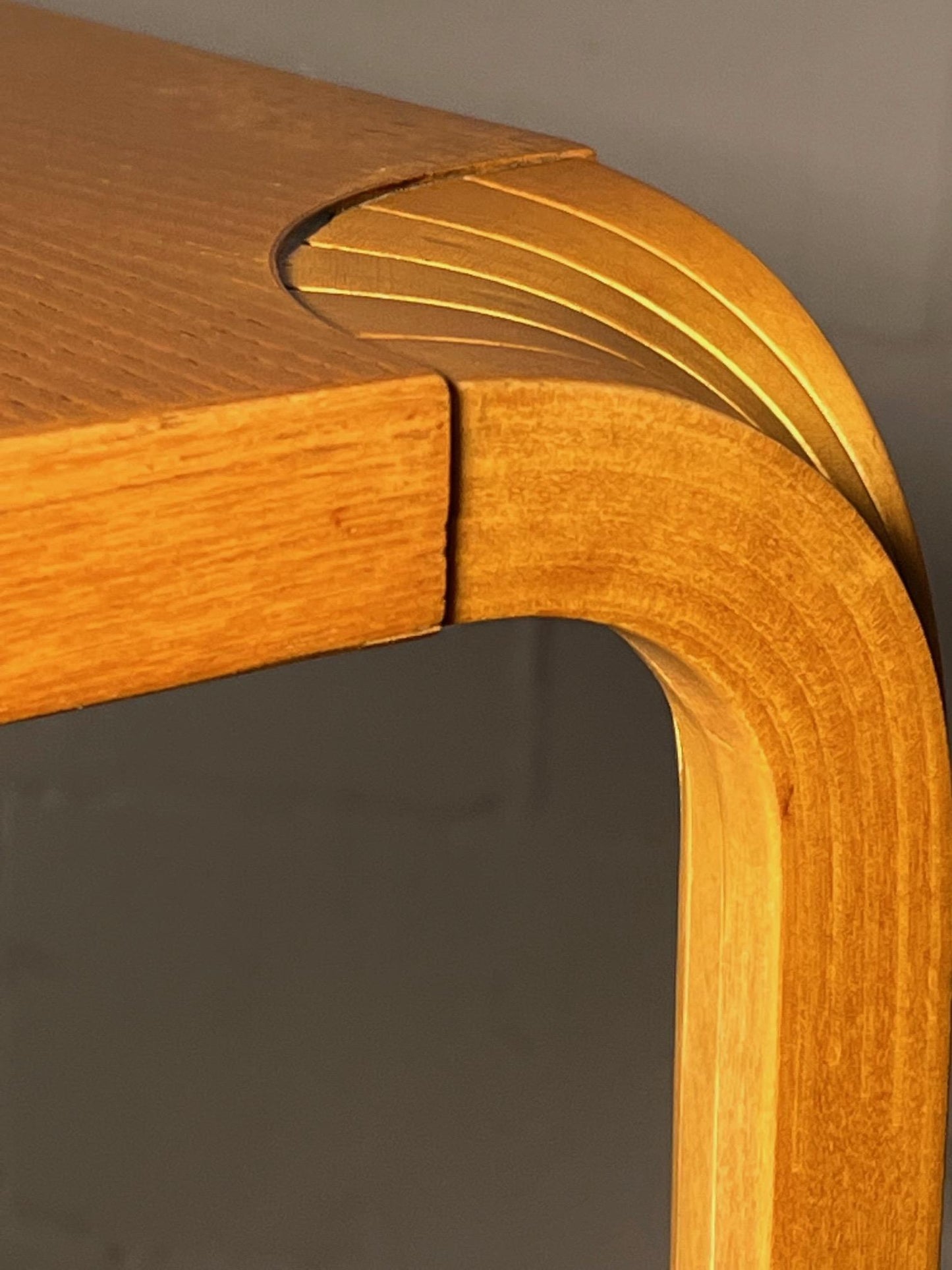 Frisman Vintage Alvar Aalto Fan Leg Dining Table