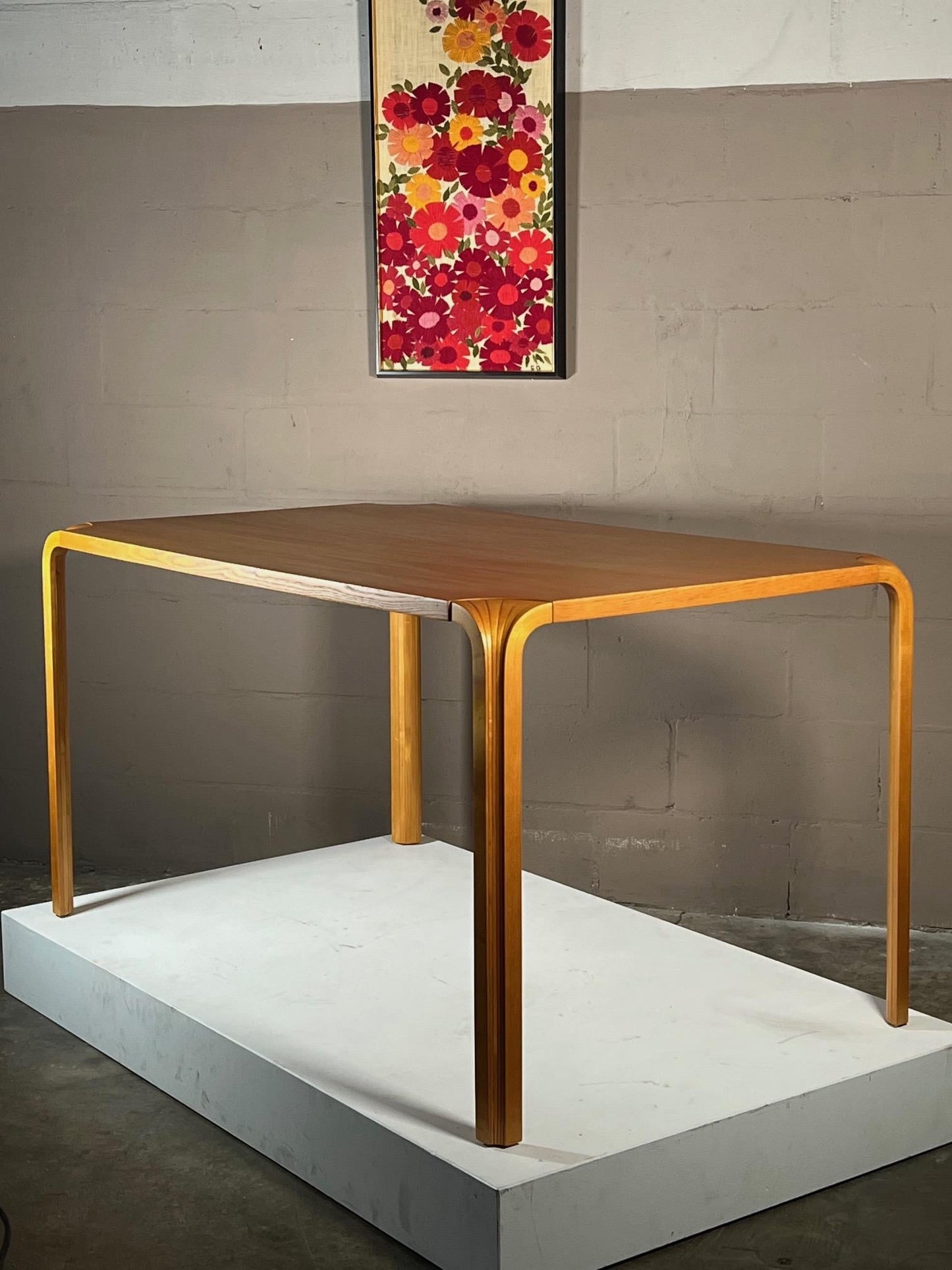Frisman Vintage Alvar Aalto Fan Leg Dining Table