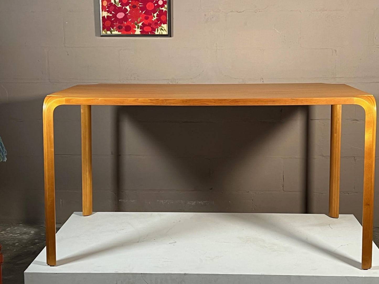Frisman Vintage Alvar Aalto Fan Leg Dining Table