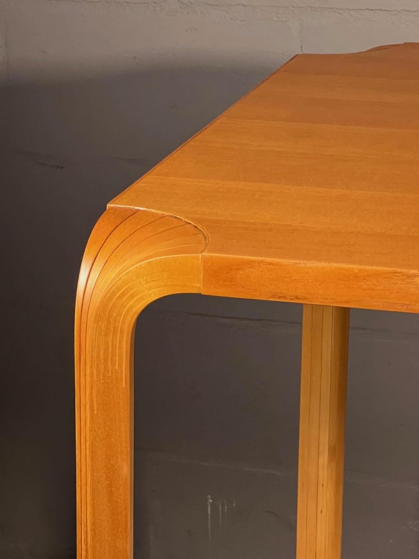 Frisman Vintage Alvar Aalto Fan Leg Dining Table