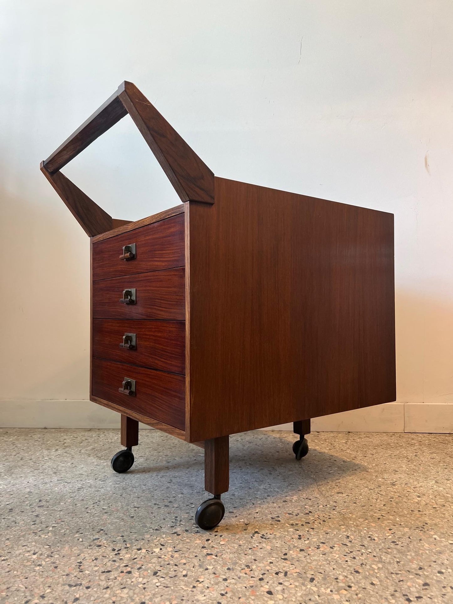 Frisman Vintage Italian Cabinet or Small Chest of Drawers by Franco Albini ca' 1950s