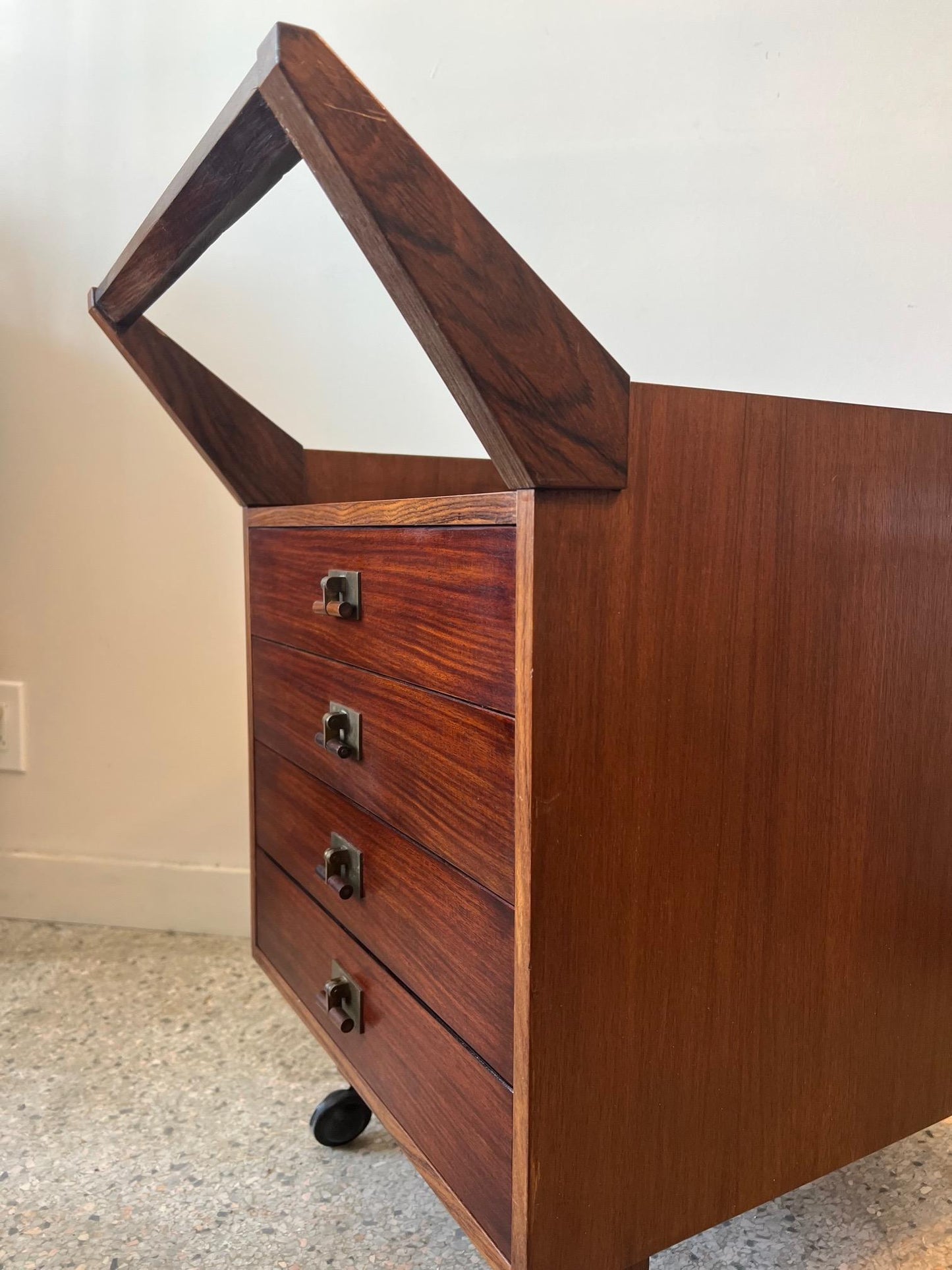 Frisman Vintage Italian Cabinet or Small Chest of Drawers by Franco Albini ca' 1950s