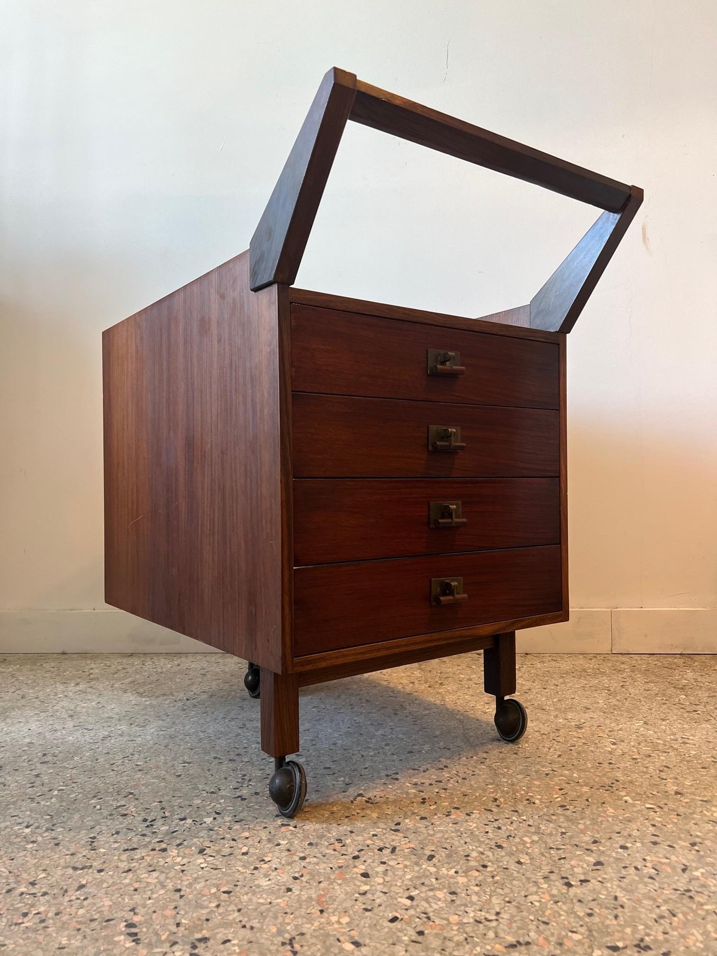 Frisman Vintage Italian Cabinet or Small Chest of Drawers by Franco Albini ca' 1950s