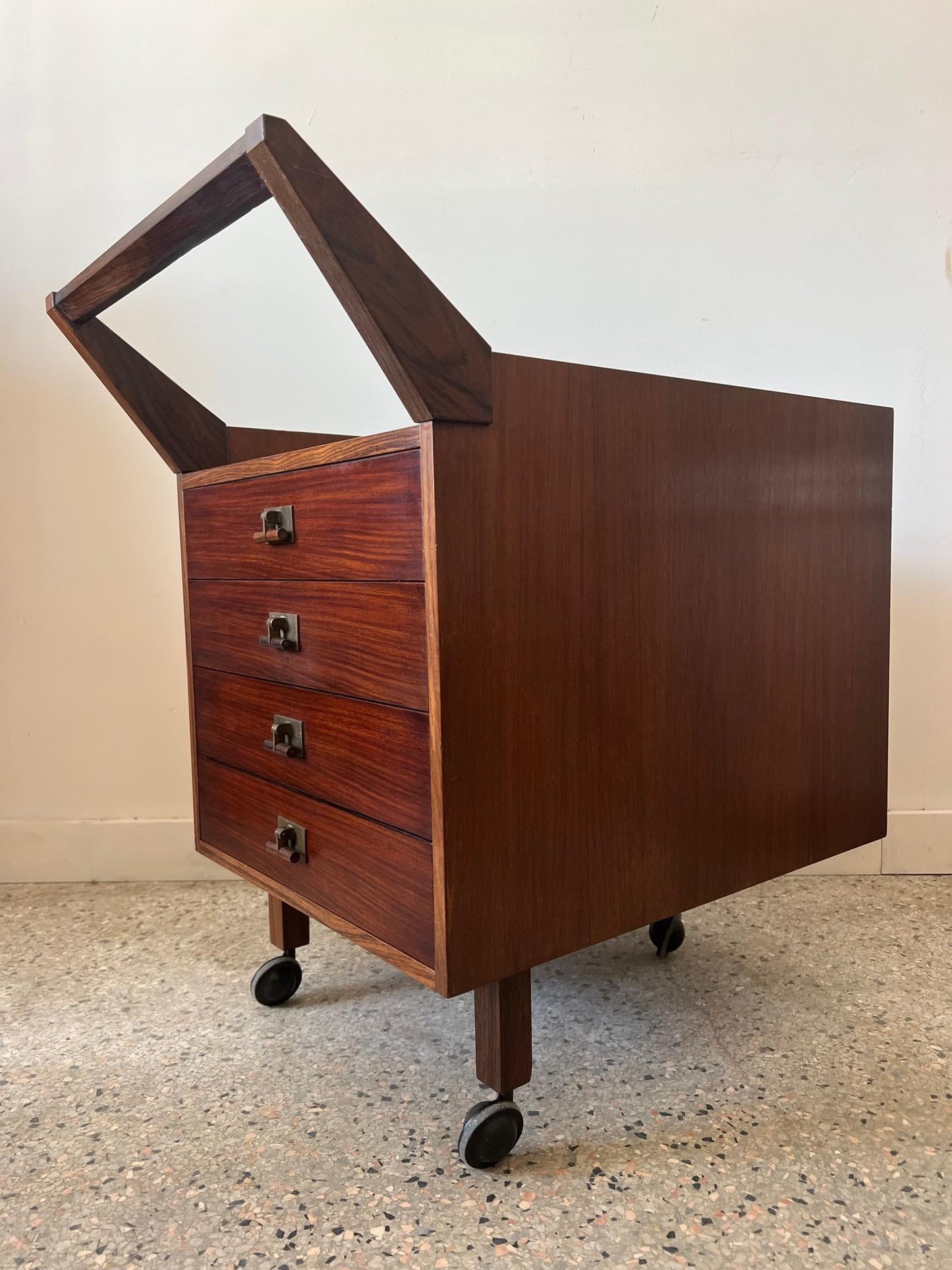 Frisman Vintage Italian Cabinet or Small Chest of Drawers by Franco Albini ca' 1950s