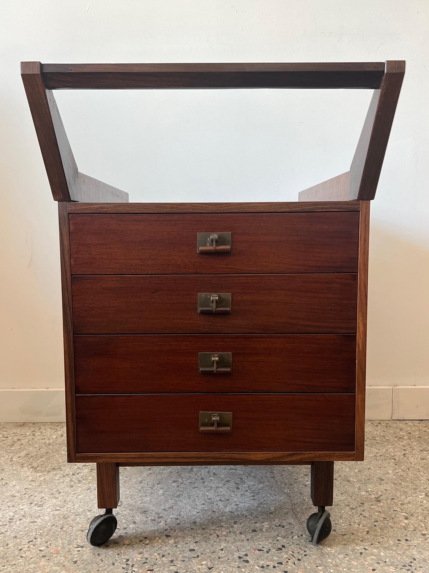 Frisman Vintage Italian Cabinet or Small Chest of Drawers by Franco Albini ca' 1950s