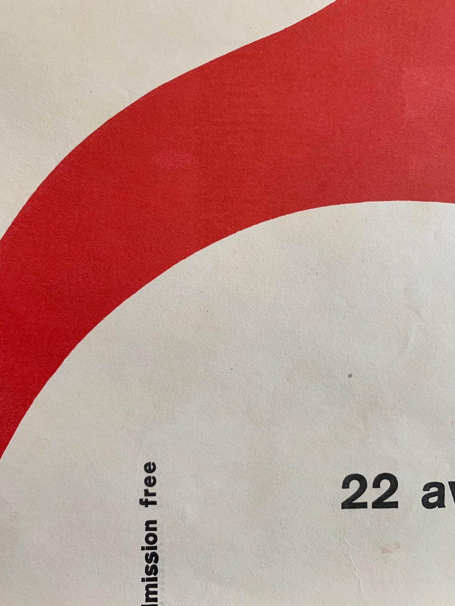 Frisman Vintage Great Art Poster circa 1950s American Embassy, Paris