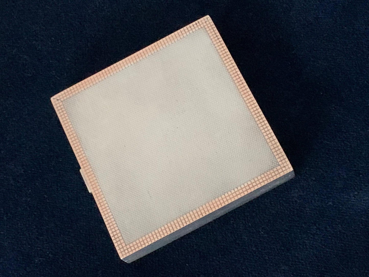 Frisman Vintage Asprey Sterling Silver and Rose Gold Compact, circa 1960