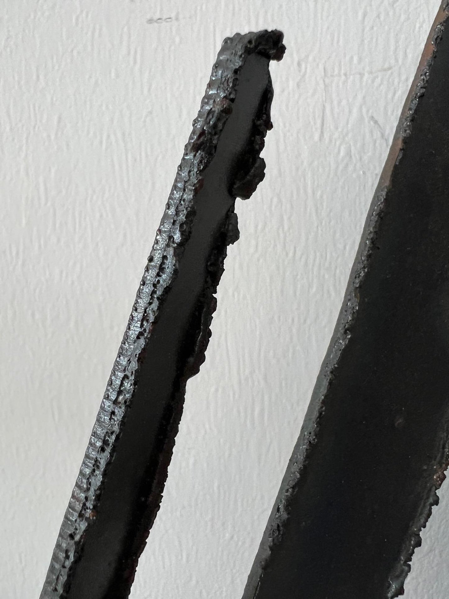 Frisman Vintage Unusual Brutalist Steel Sculpture