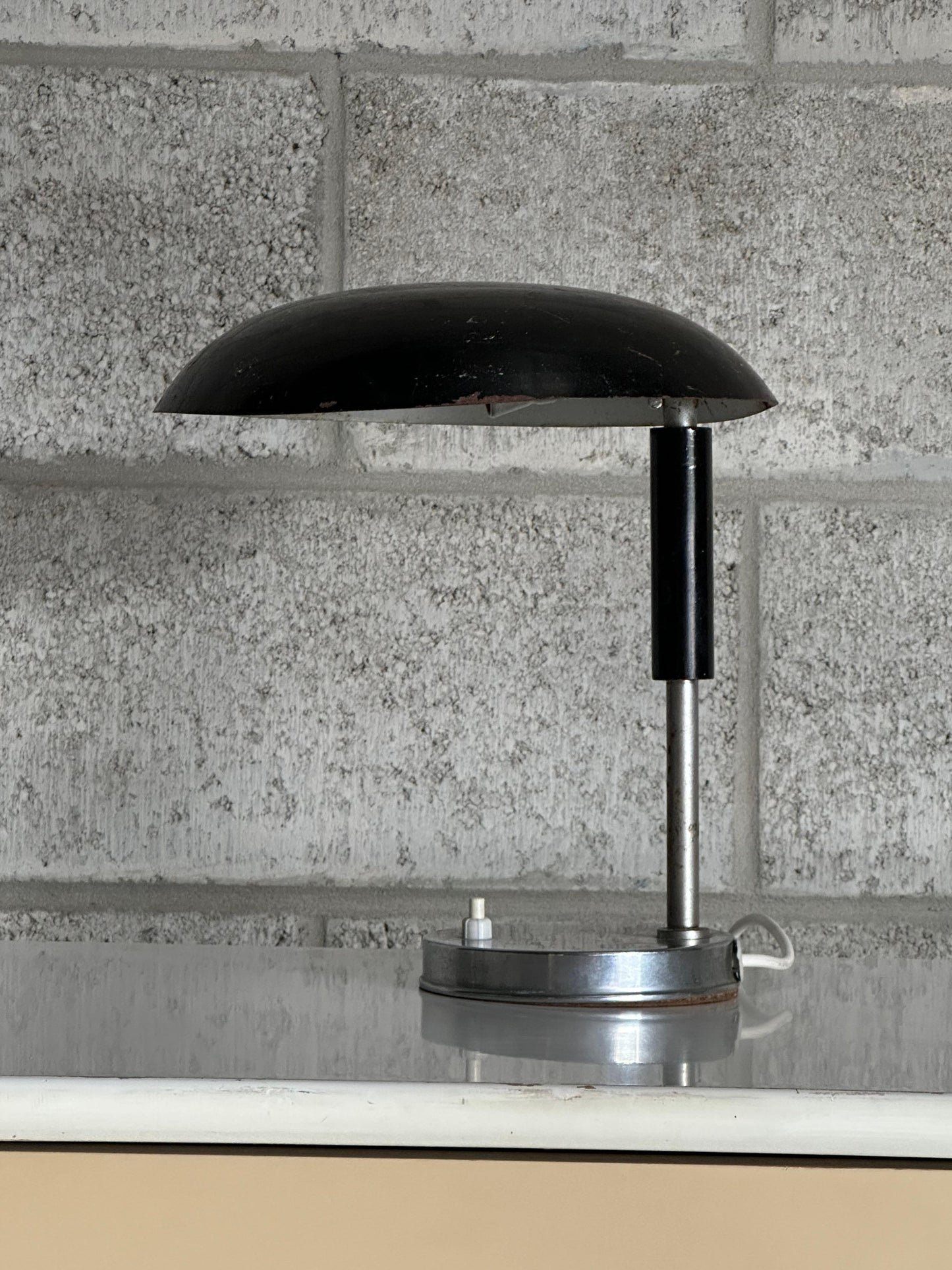 Frisman Vintage 1940s Harald Notini for Böhlmarks Attributed Table Lamp, Sweden