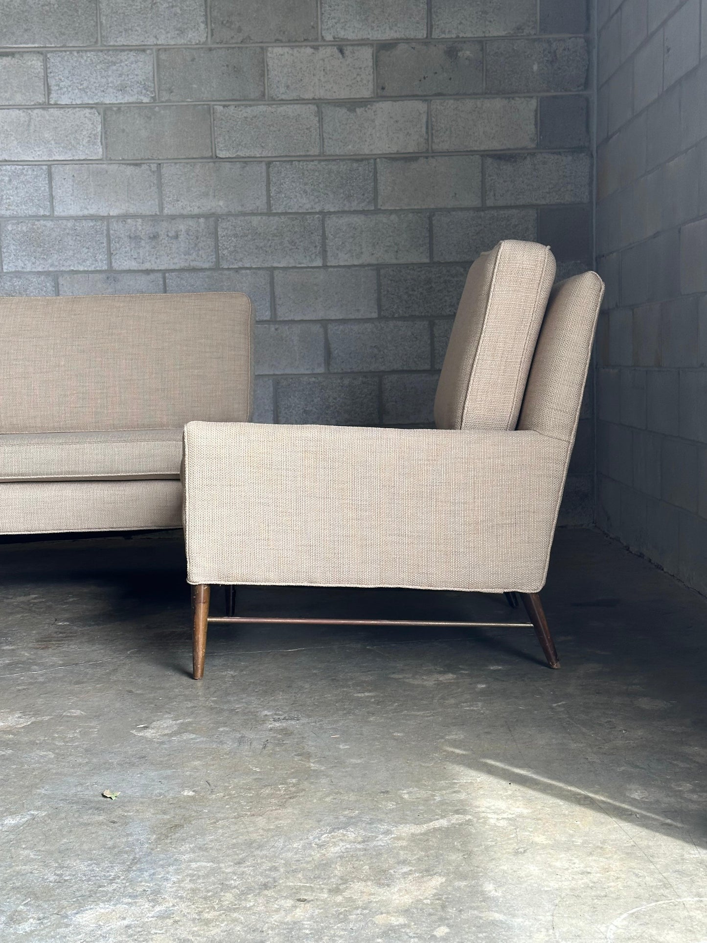 Frisman Vintage Paul McCobb Two Piece Sectional Sofa for Directional