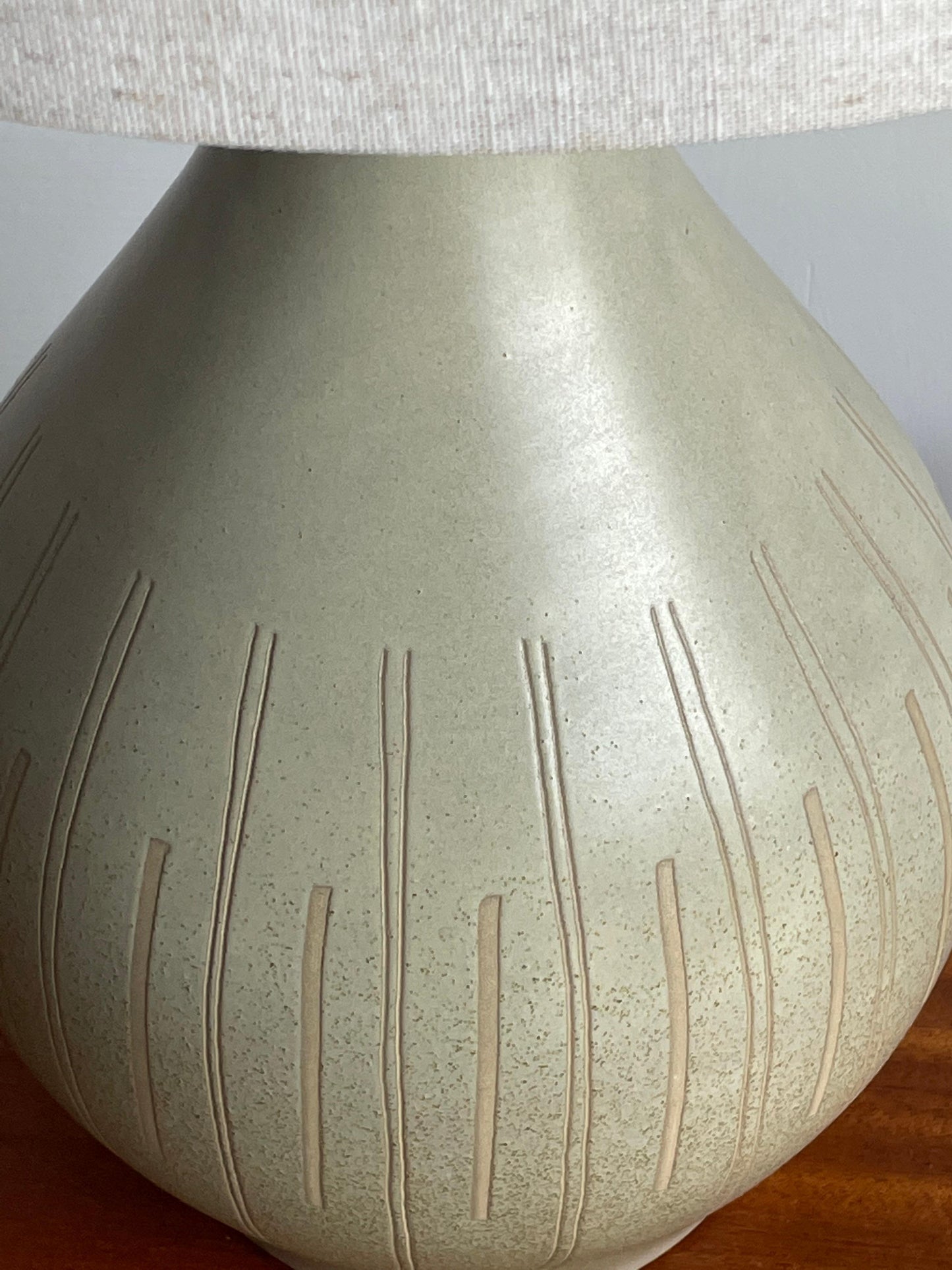 Frisman Vintage Jane and Gordon Martz Ceramic Table Lamp for Marshall Studios
