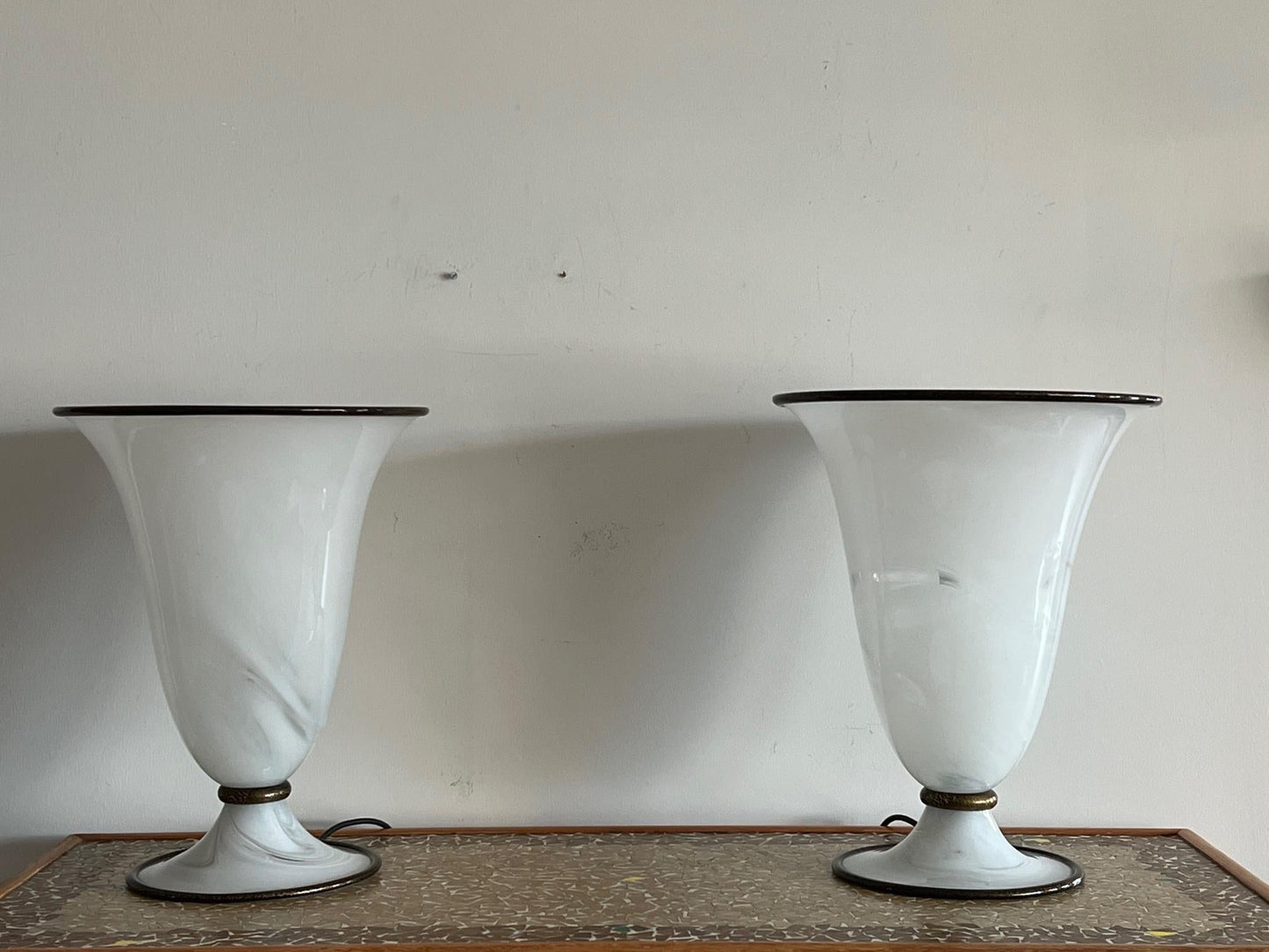 Frisman Vintage Barovier And Toso Primavera Lamps