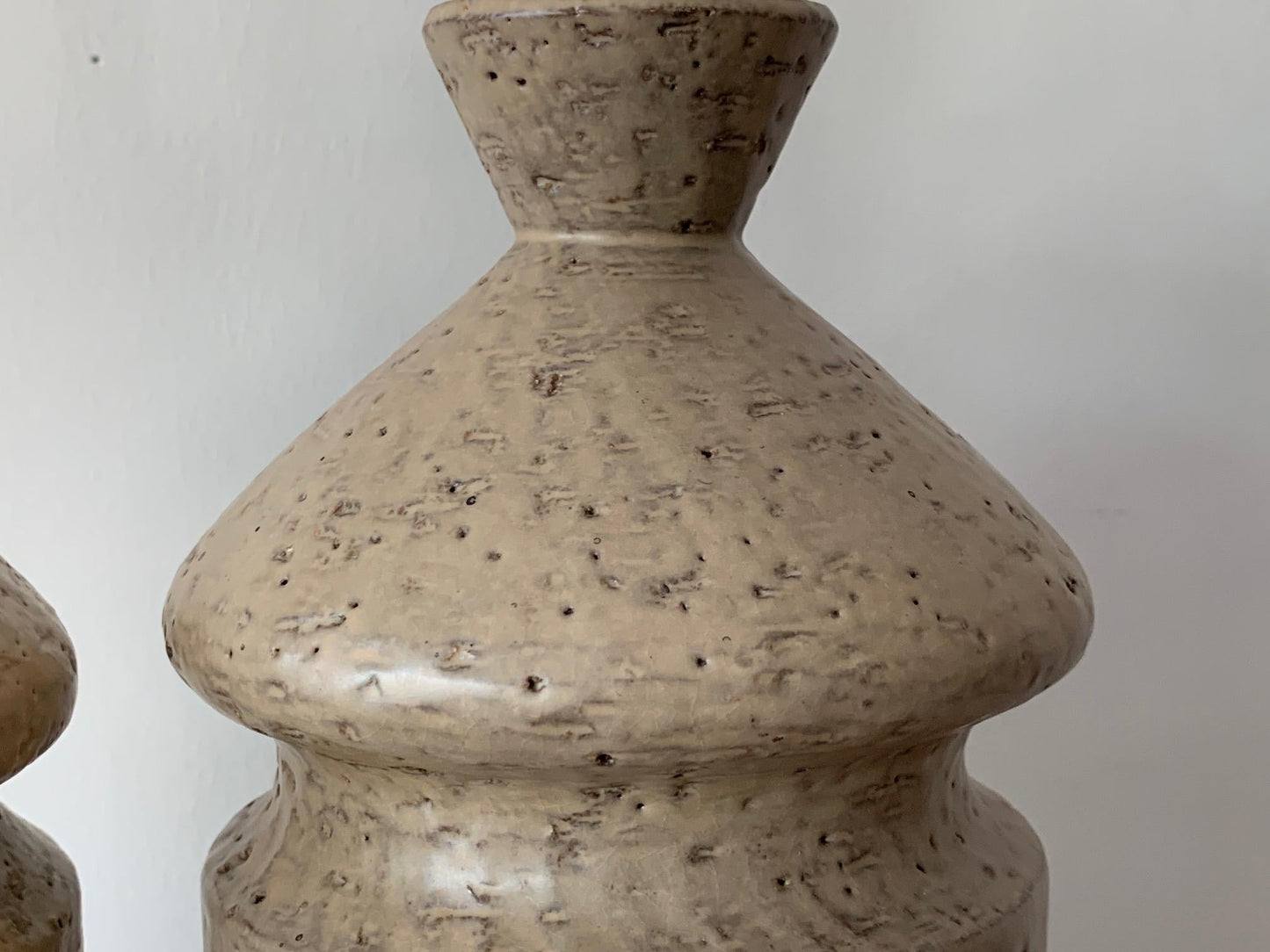 Frisman Vintage Pair of Unusual Bitossi Lamps