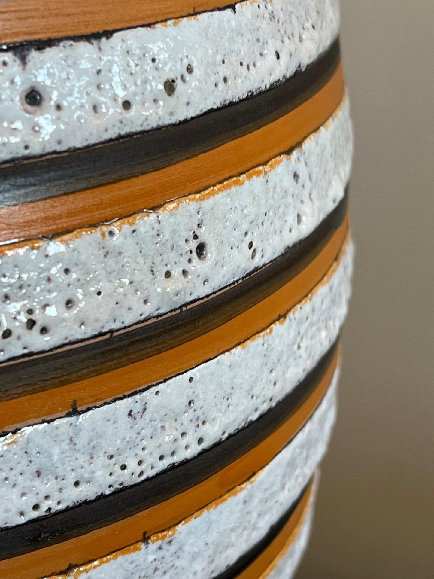 Frisman Vintage Unusual Ceramic Lamp by Bitossi