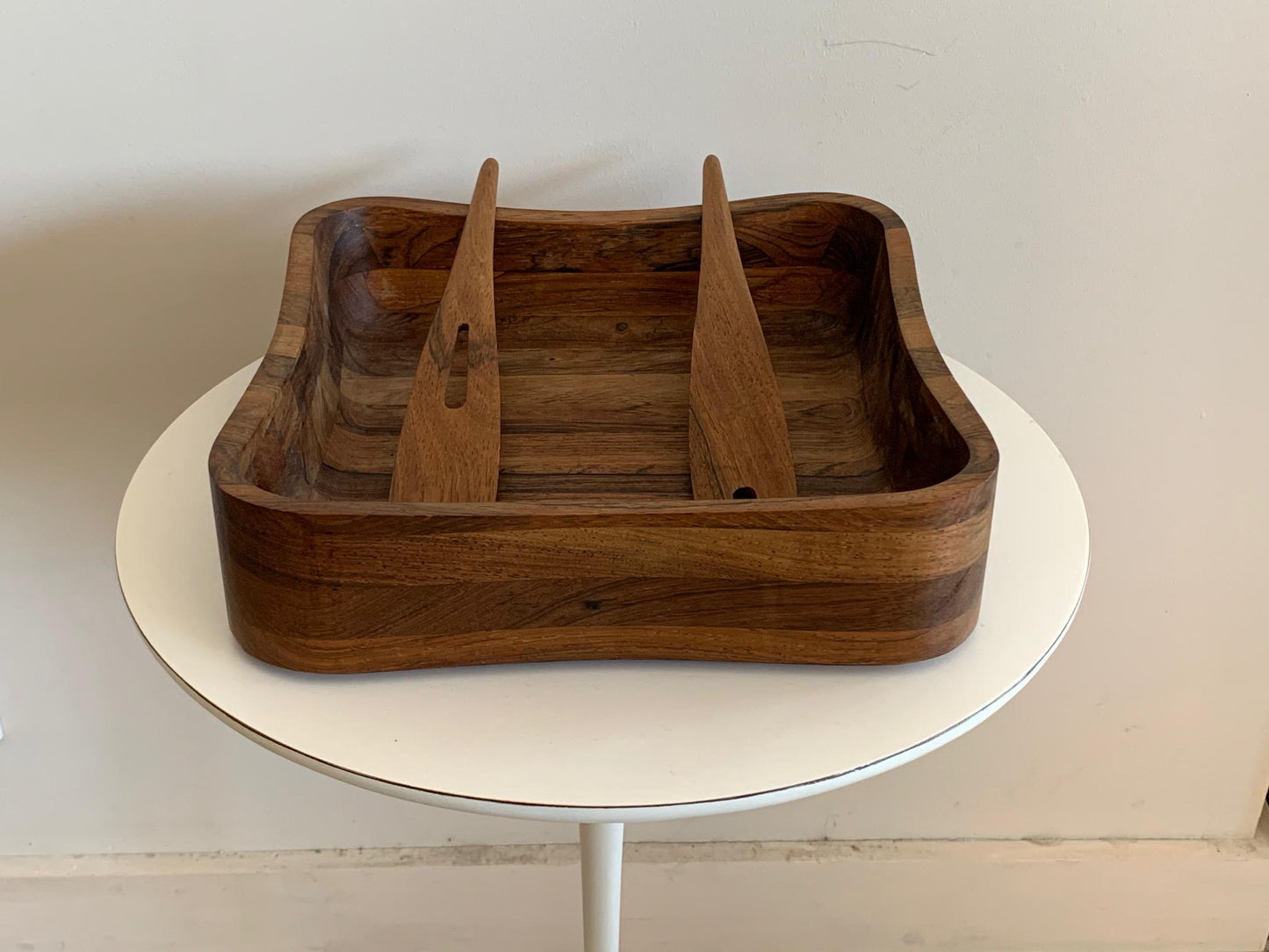 Frisman Vintage Large Rosewood Serving Set by Laurids Lonborg, Denmark