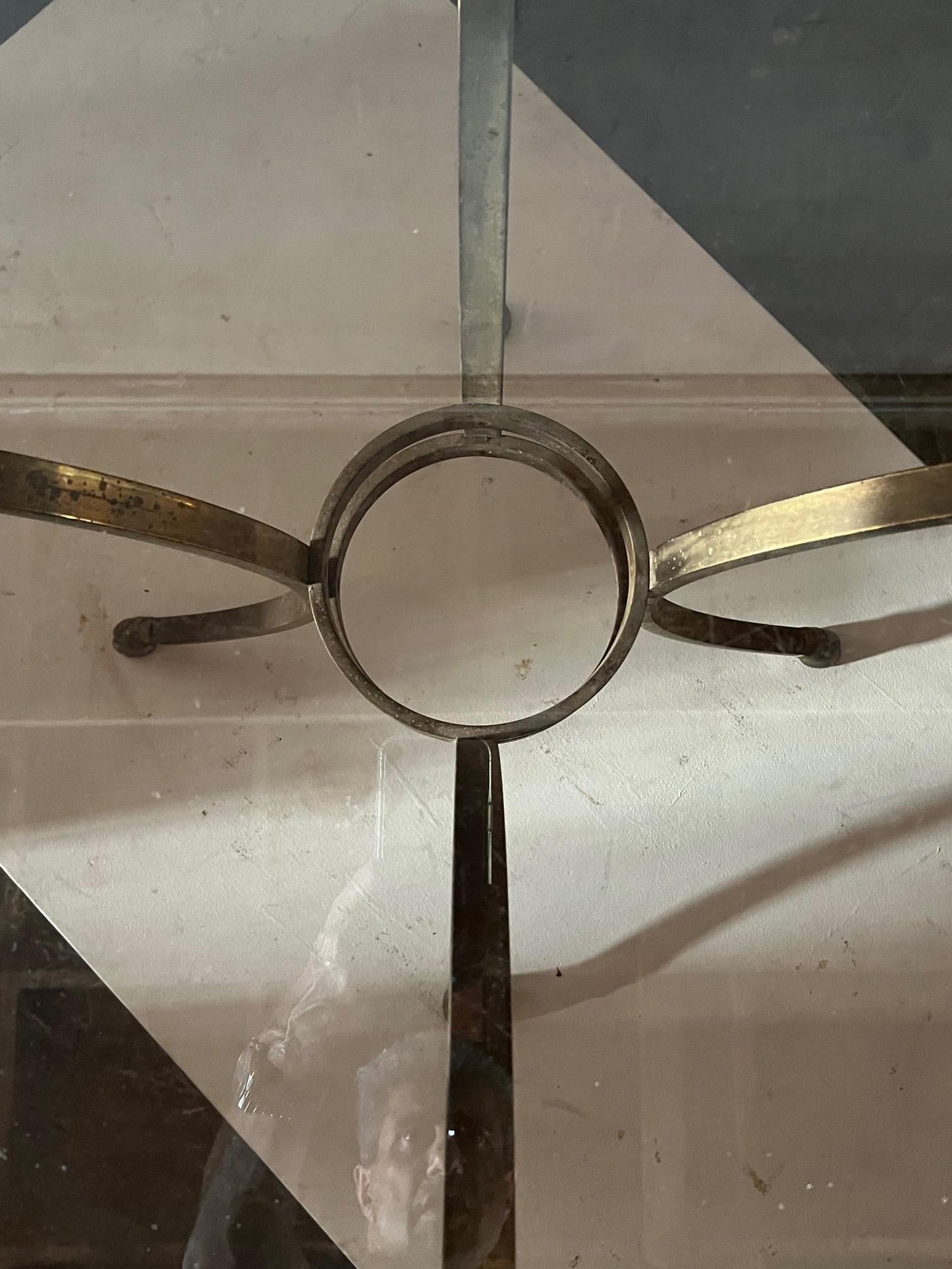 Frisman Vintage Elegant Brass Gueridon ca' 1970's