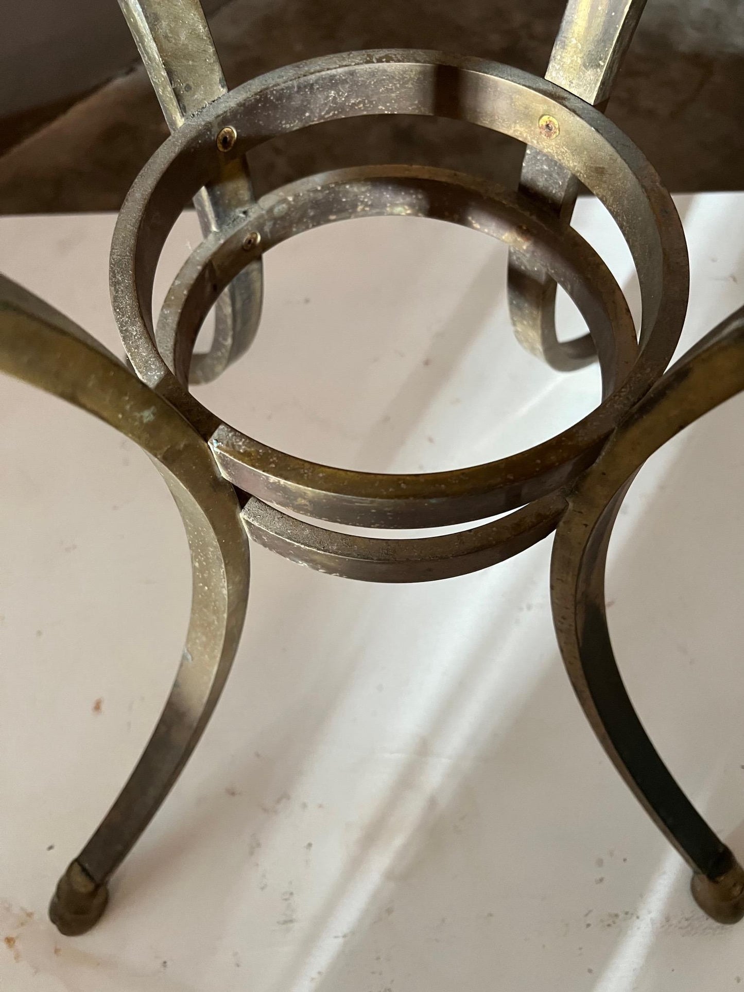 Frisman Vintage Elegant Brass Gueridon ca' 1970's