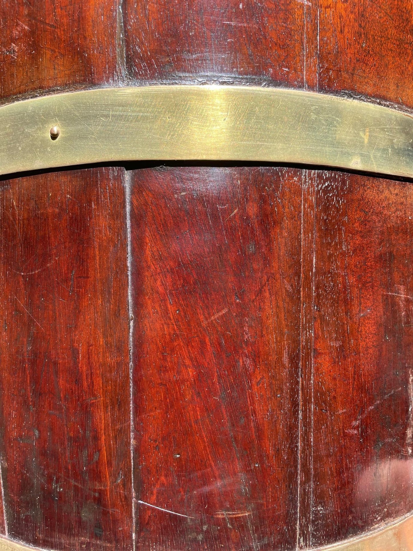 Frisman Vintage Pair of English Buckets Mahogany and Brass George III