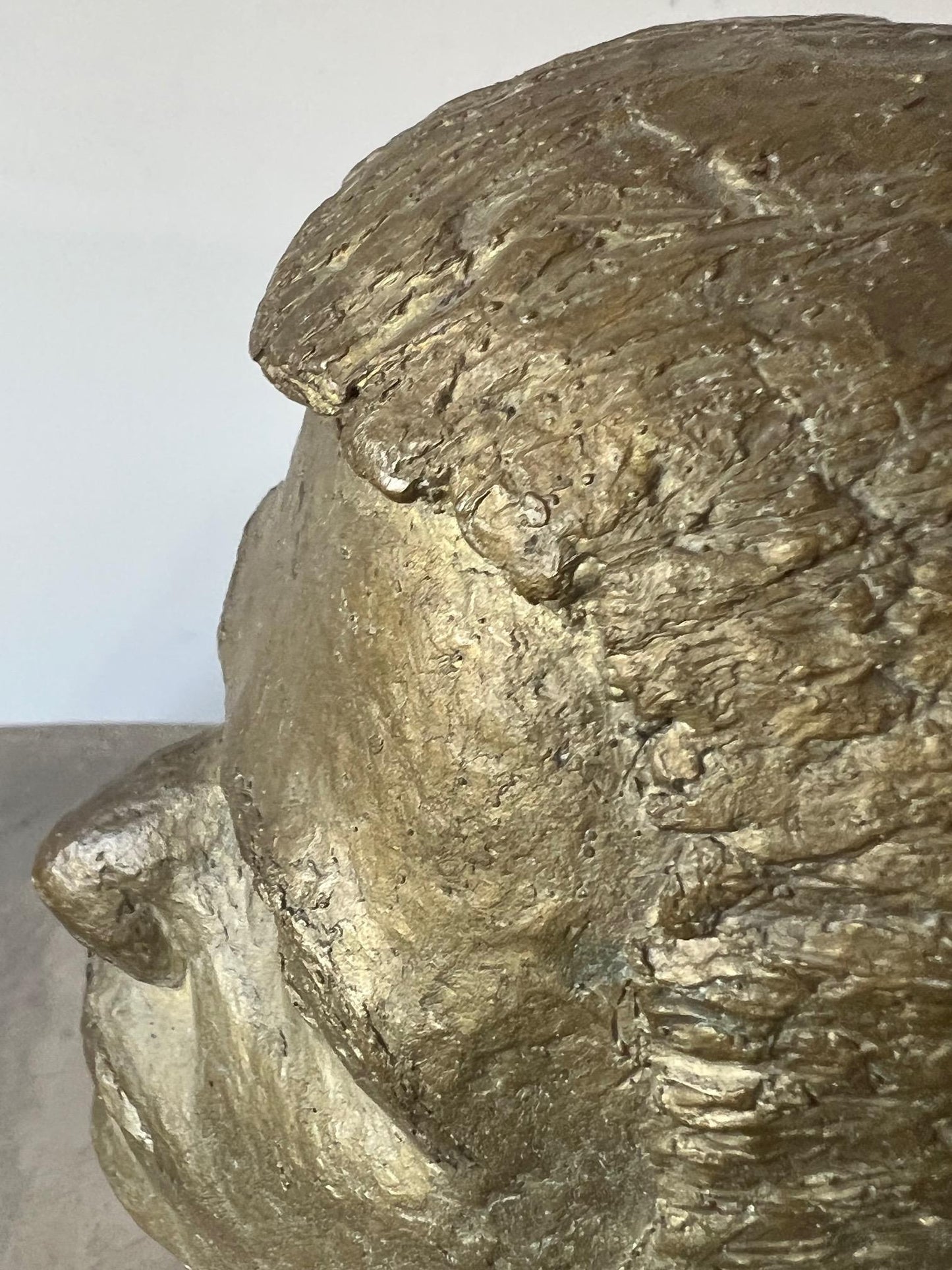 Frisman Vintage Bronze Male Bust by Anne Van Kleeck, circa 1960s