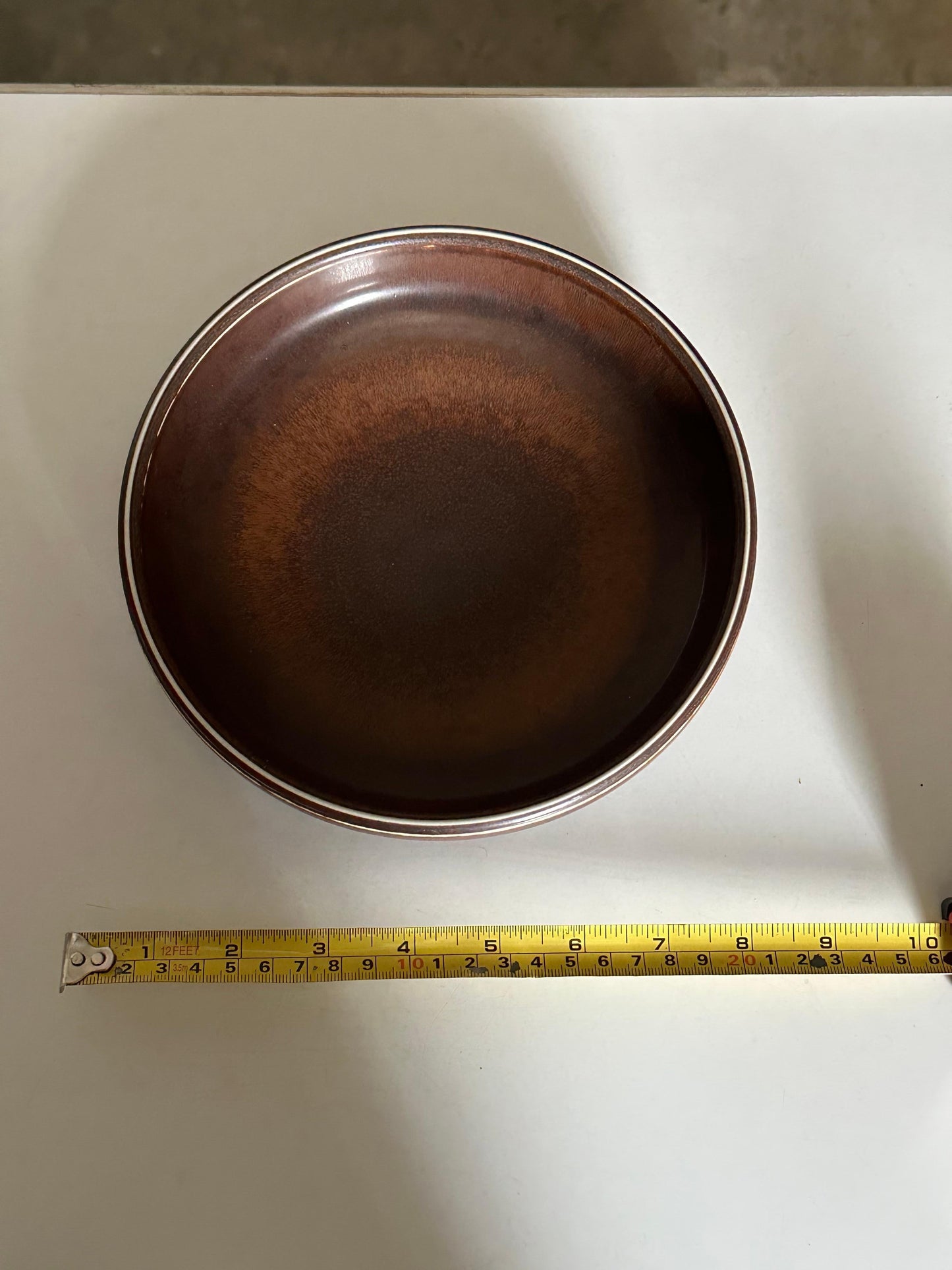 Frisman Vintage Carl Harry Stålhane for Rörstrand CES Ceramic Low Bowl, Sweden