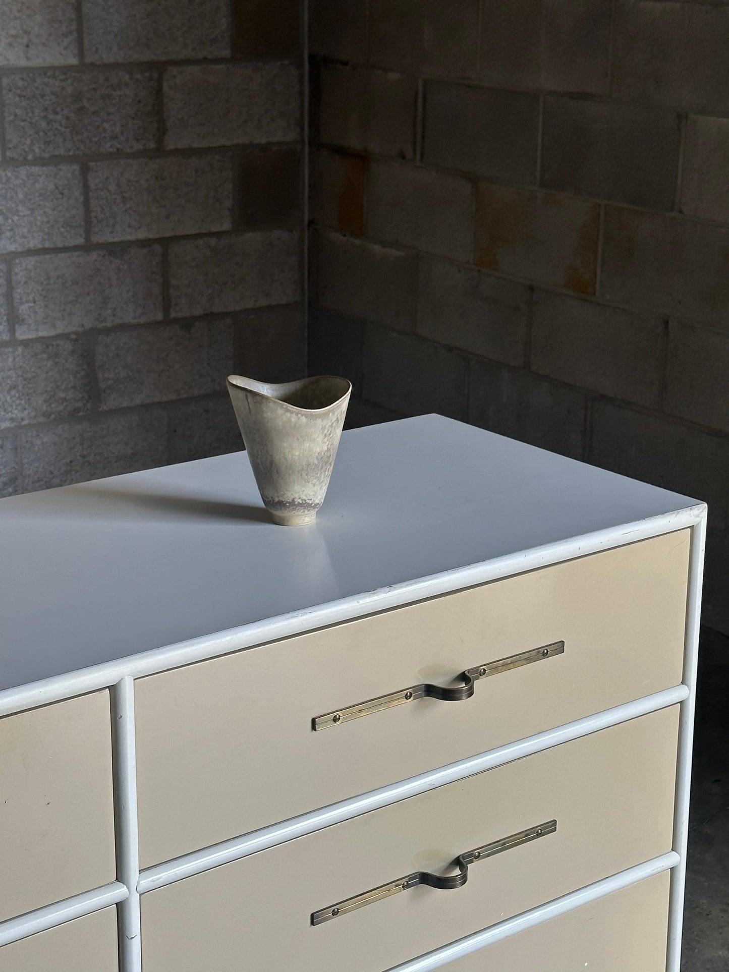 Frisman Vintage Large Organic Freeform Stoneware Vase by Carl-Harry Stålhane for Rörstrand