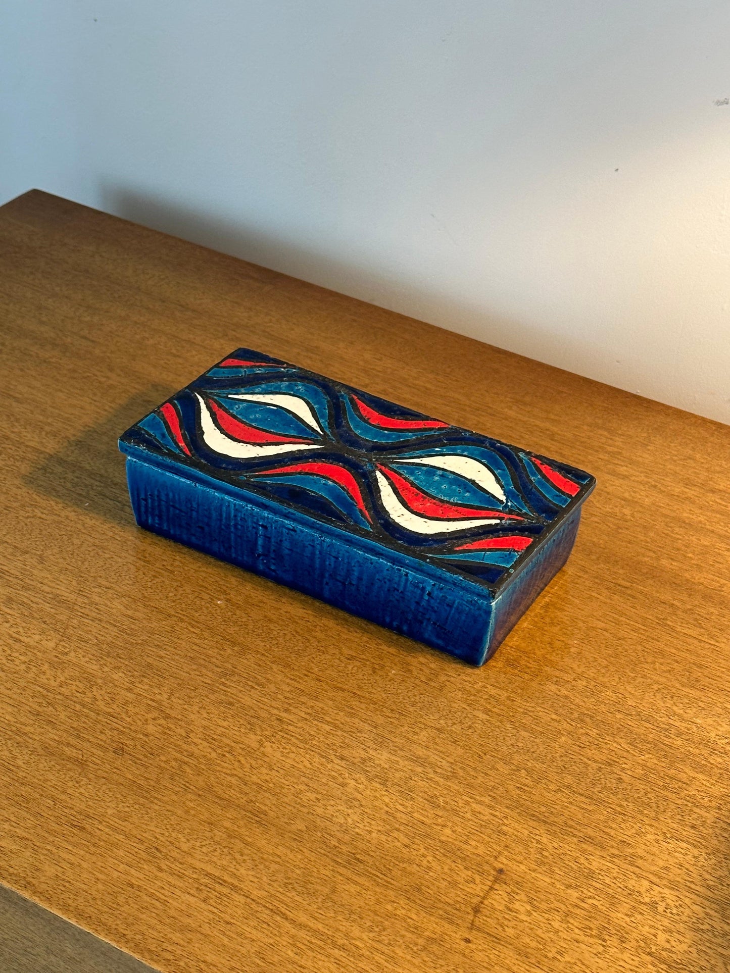 Frisman Vintage Aldo Londi for Bitossi Lidded Box, Onion Decor