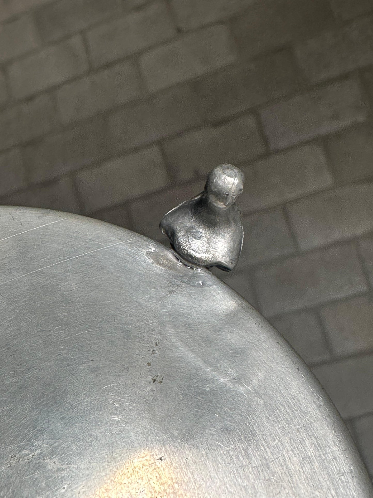 Frisman Vintage Footed Lidded Jar by Svenskt Tenn in Pewter