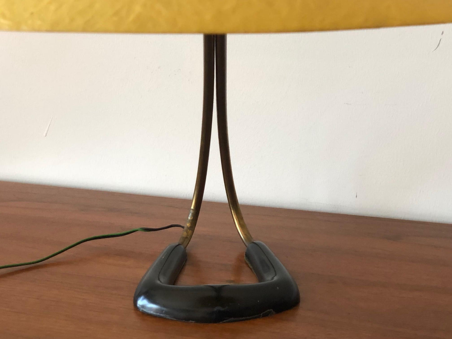 Frisman Vintage Table Lamp with Fiberglass Shade