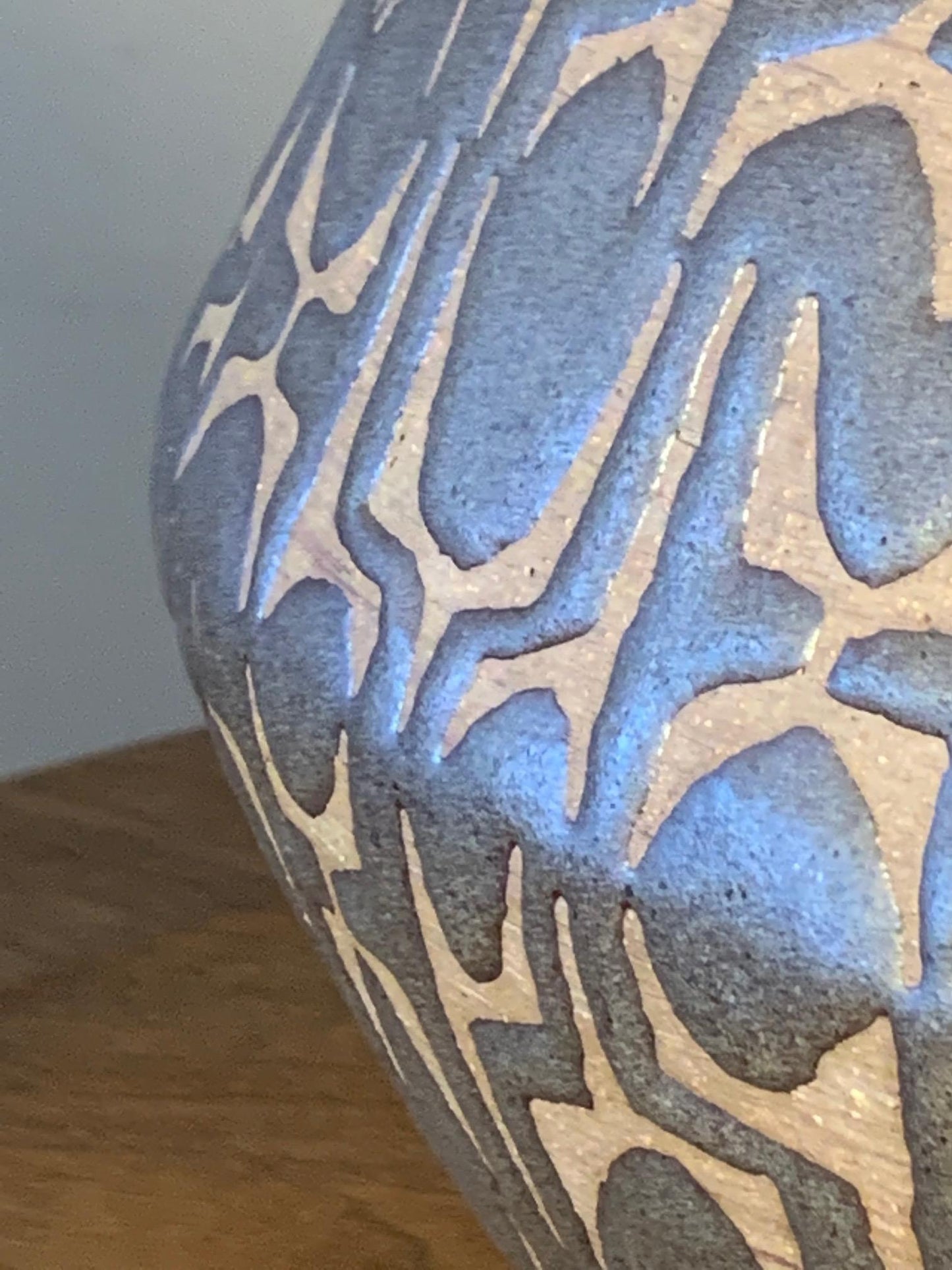 Frisman Vintage Monumental Clyde Burt Ceramic Lamp