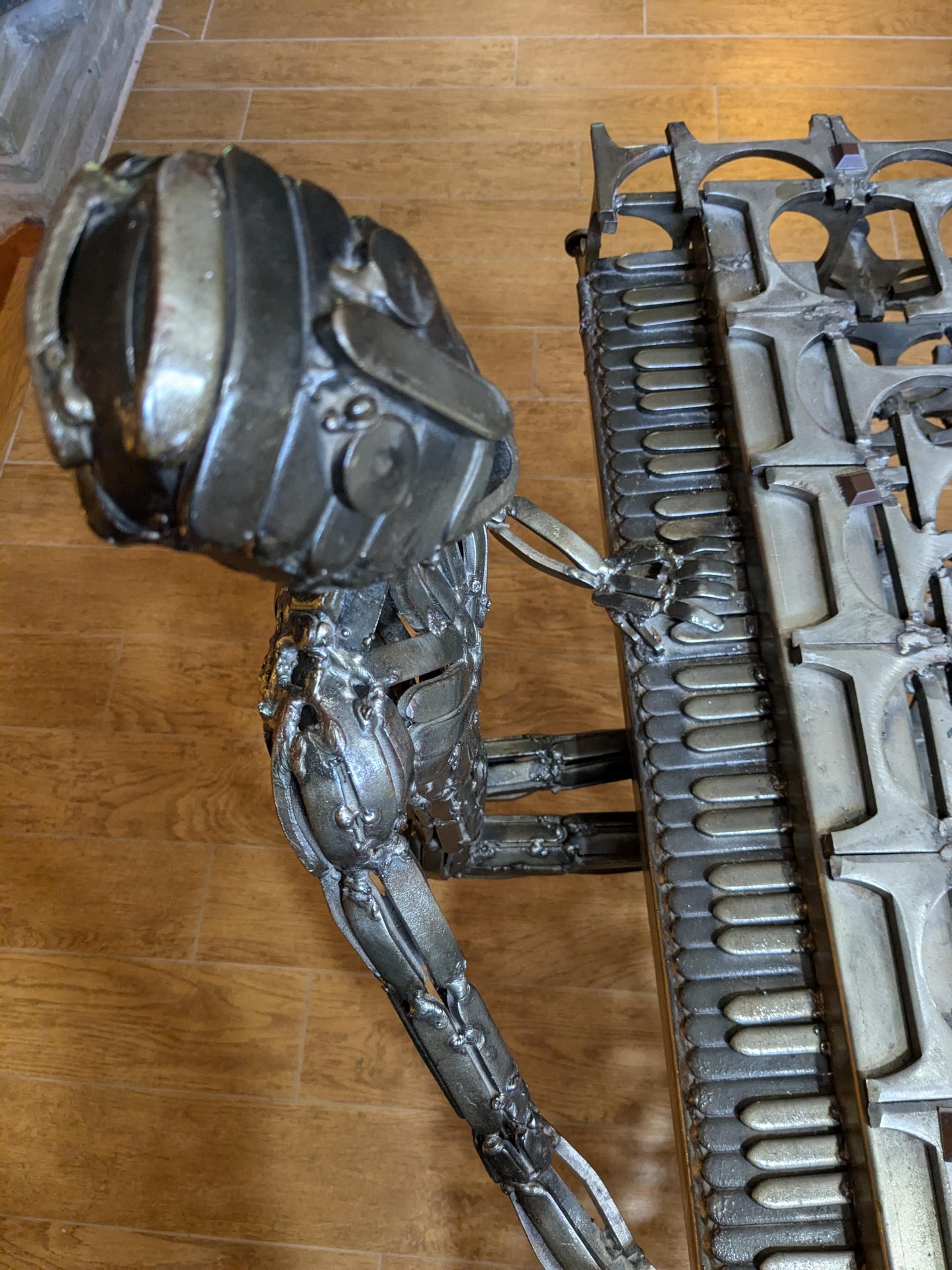 Frisman Vintage Unique Brutalist Coffee Table Sculpture By Colbert Collins 1976