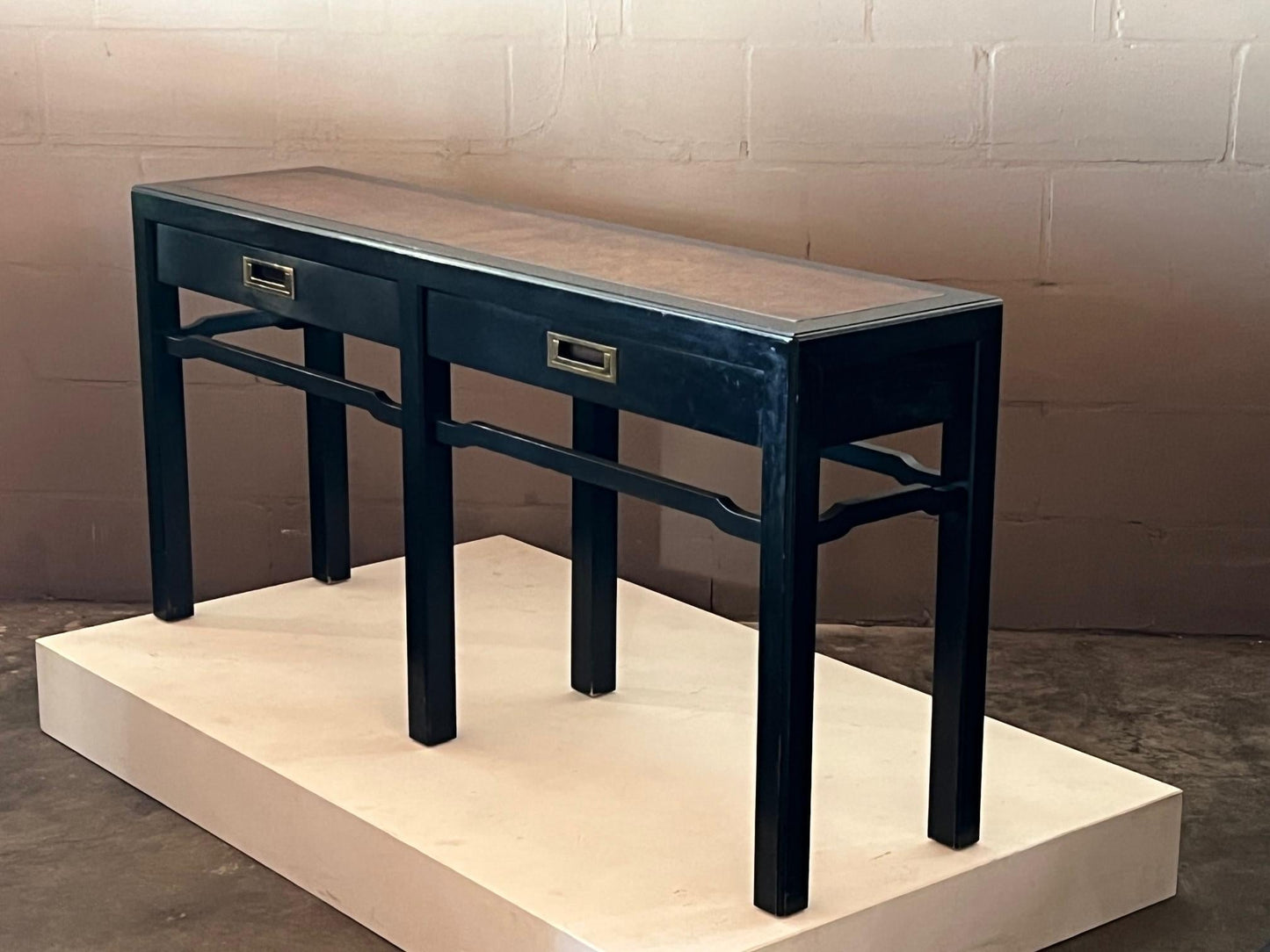 Frisman Vintage Asian Style Console Table with Drawers