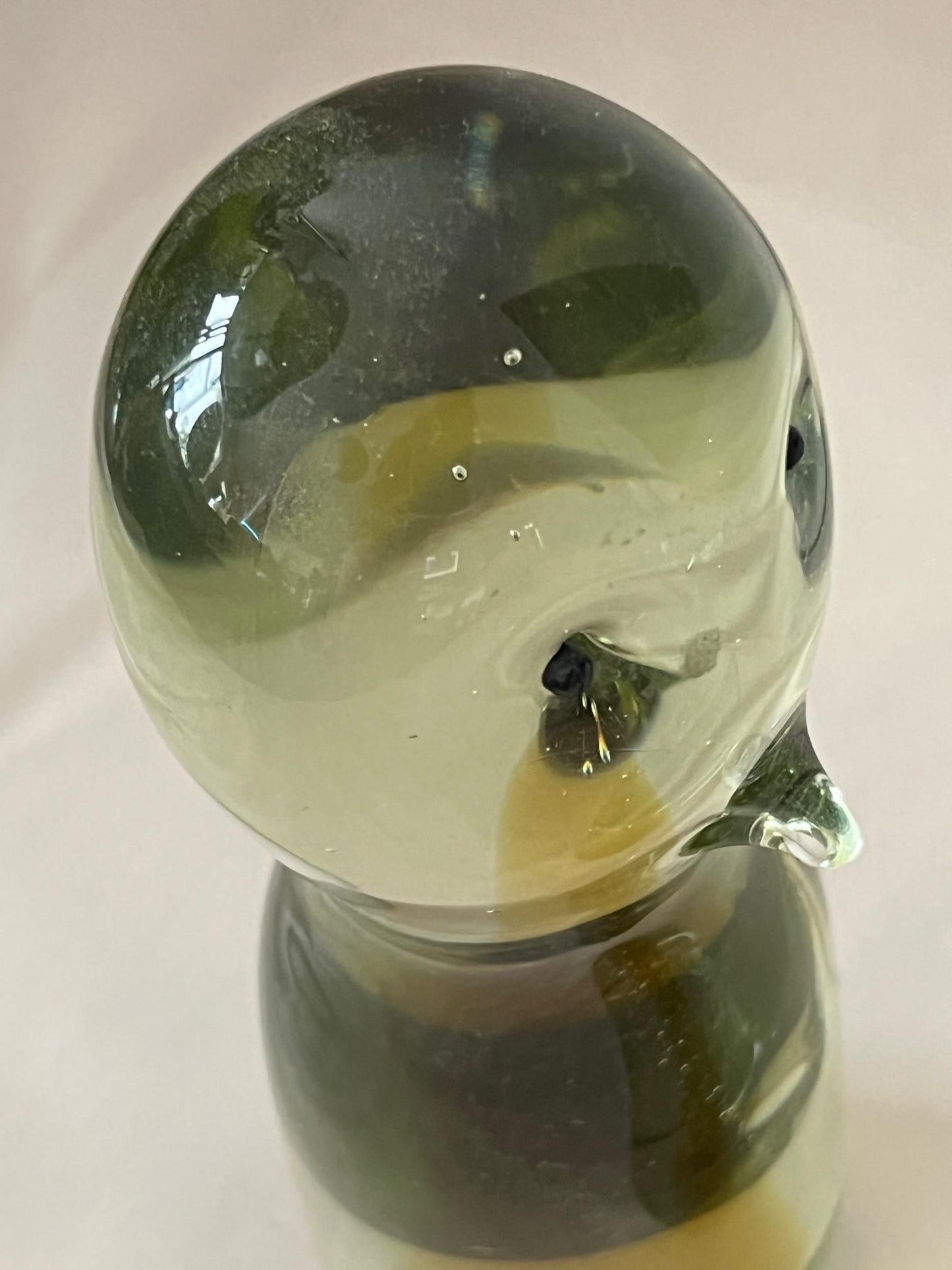 Frisman Vintage Two Antonio da Ros Cenedese Murano Glass Sculpture Penguins