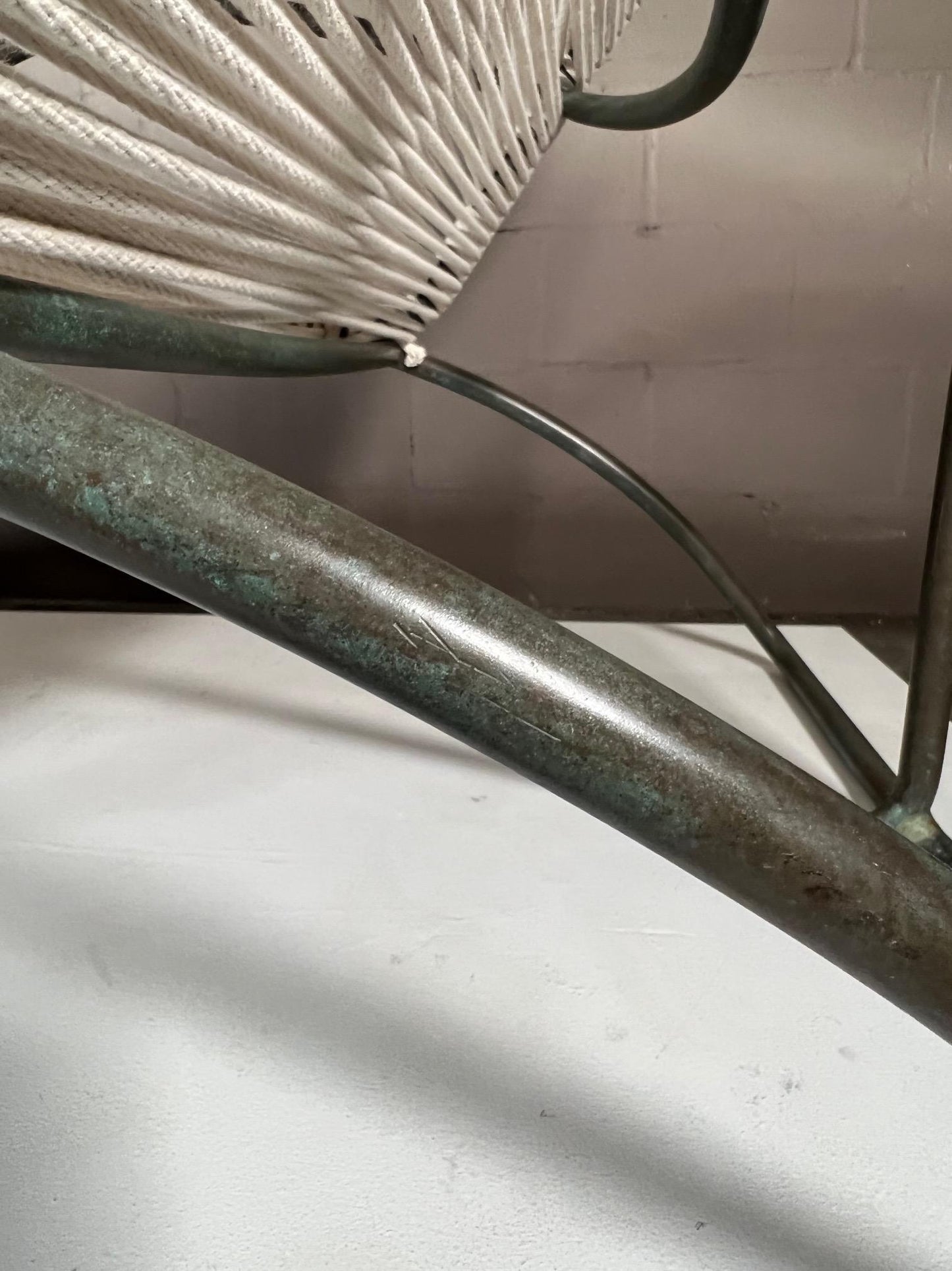 Frisman Vintage Bronze Chaise by Walter Lamb for Brown Jordan ca' 1950's