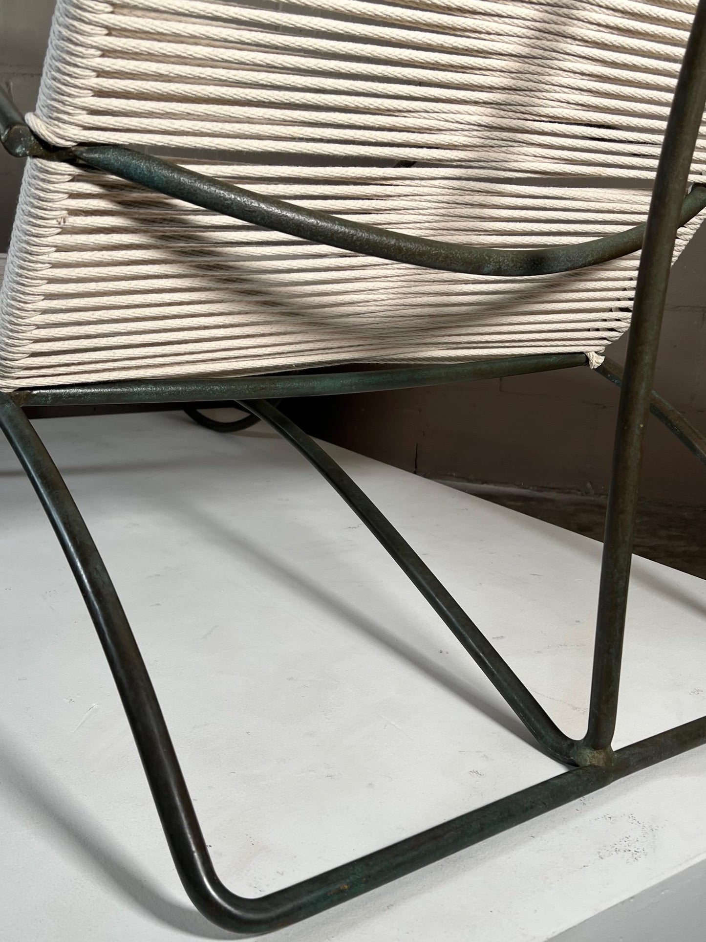 Frisman Vintage Bronze Chaise by Walter Lamb for Brown Jordan ca' 1950's