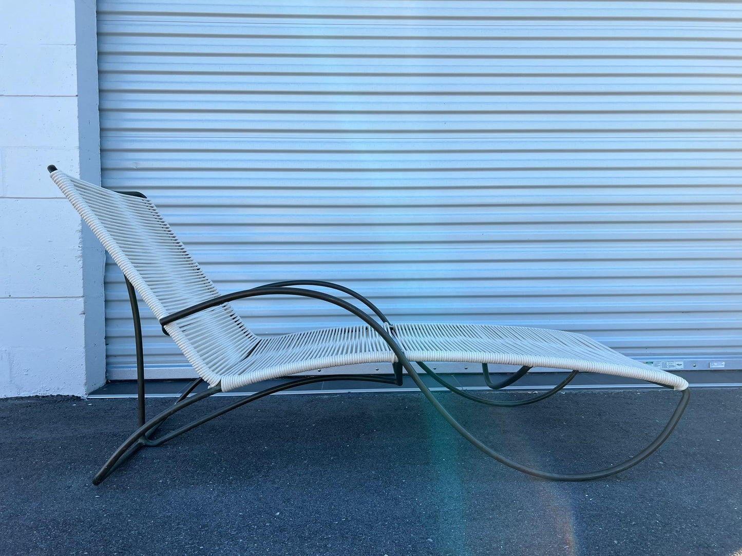 Frisman Vintage Bronze Chaise by Walter Lamb for Brown Jordan ca' 1950's