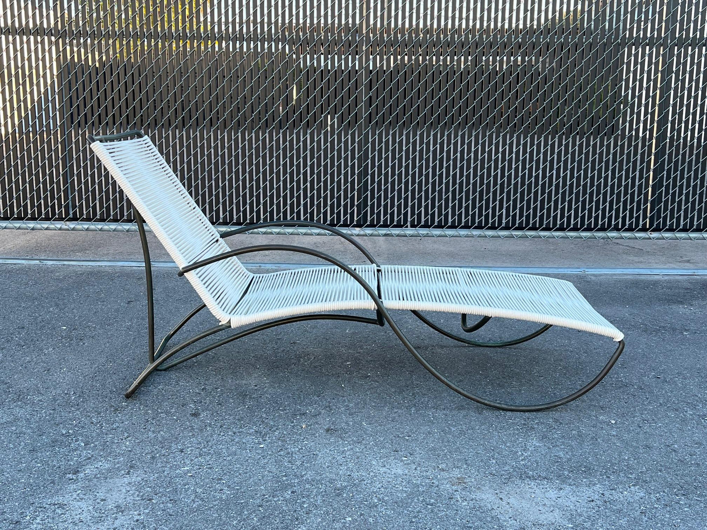 Frisman Vintage Bronze Chaise by Walter Lamb for Brown Jordan ca' 1950's