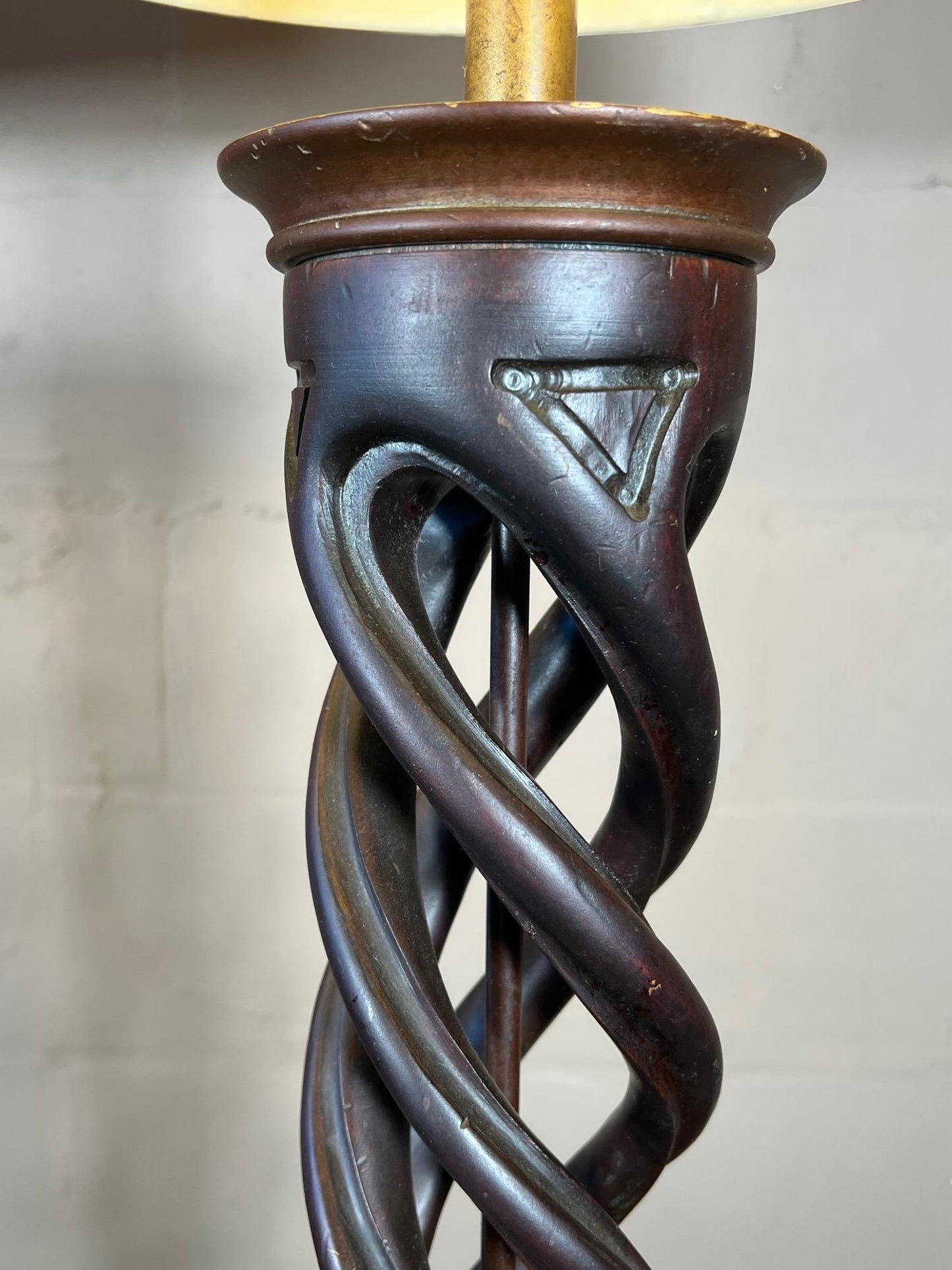 Frisman Vintage Pair of Frederick Cooper Helix Lamps