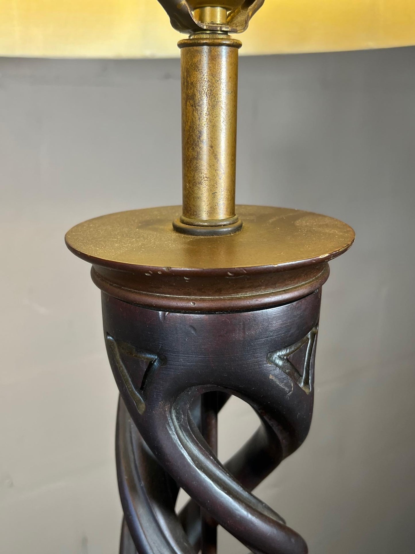 Frisman Vintage Pair of Frederick Cooper Helix Lamps