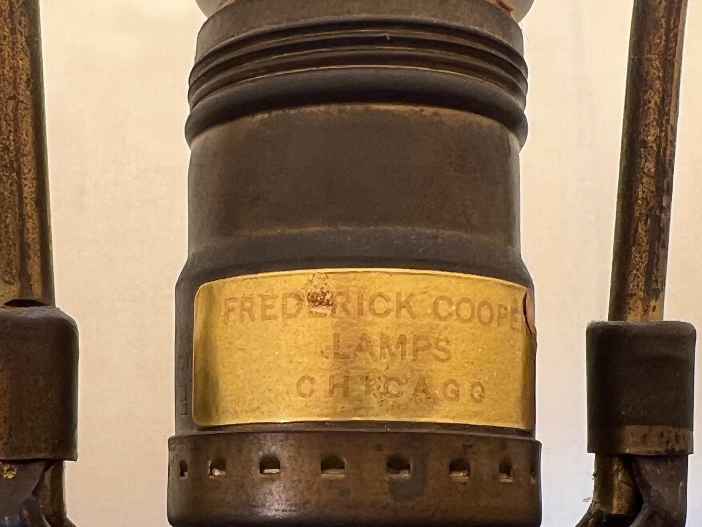Frisman Vintage Pair of Frederick Cooper Helix Lamps