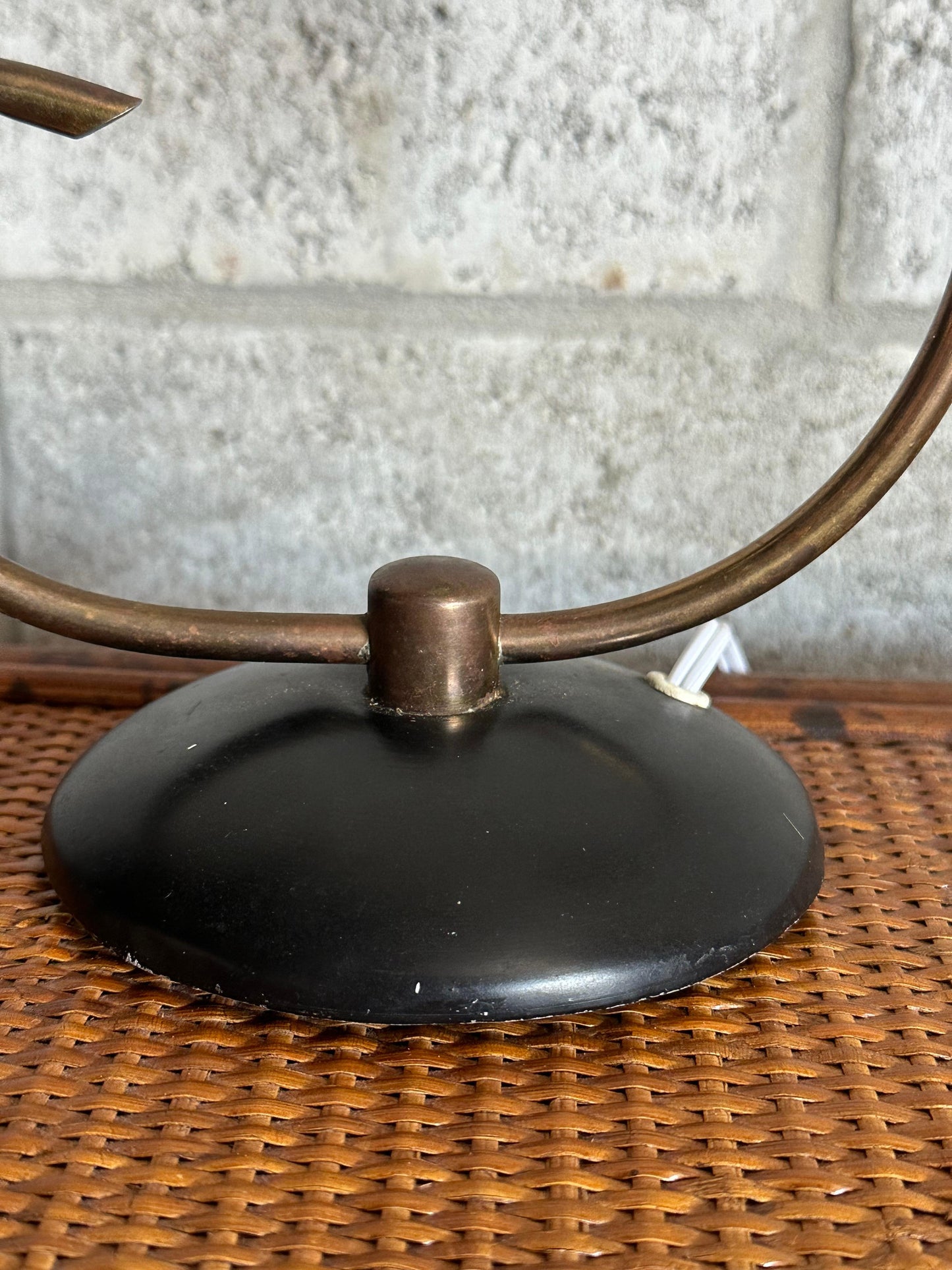 Frisman Vintage 1950s Italian Designer Table Lamp Attr. To Stilux