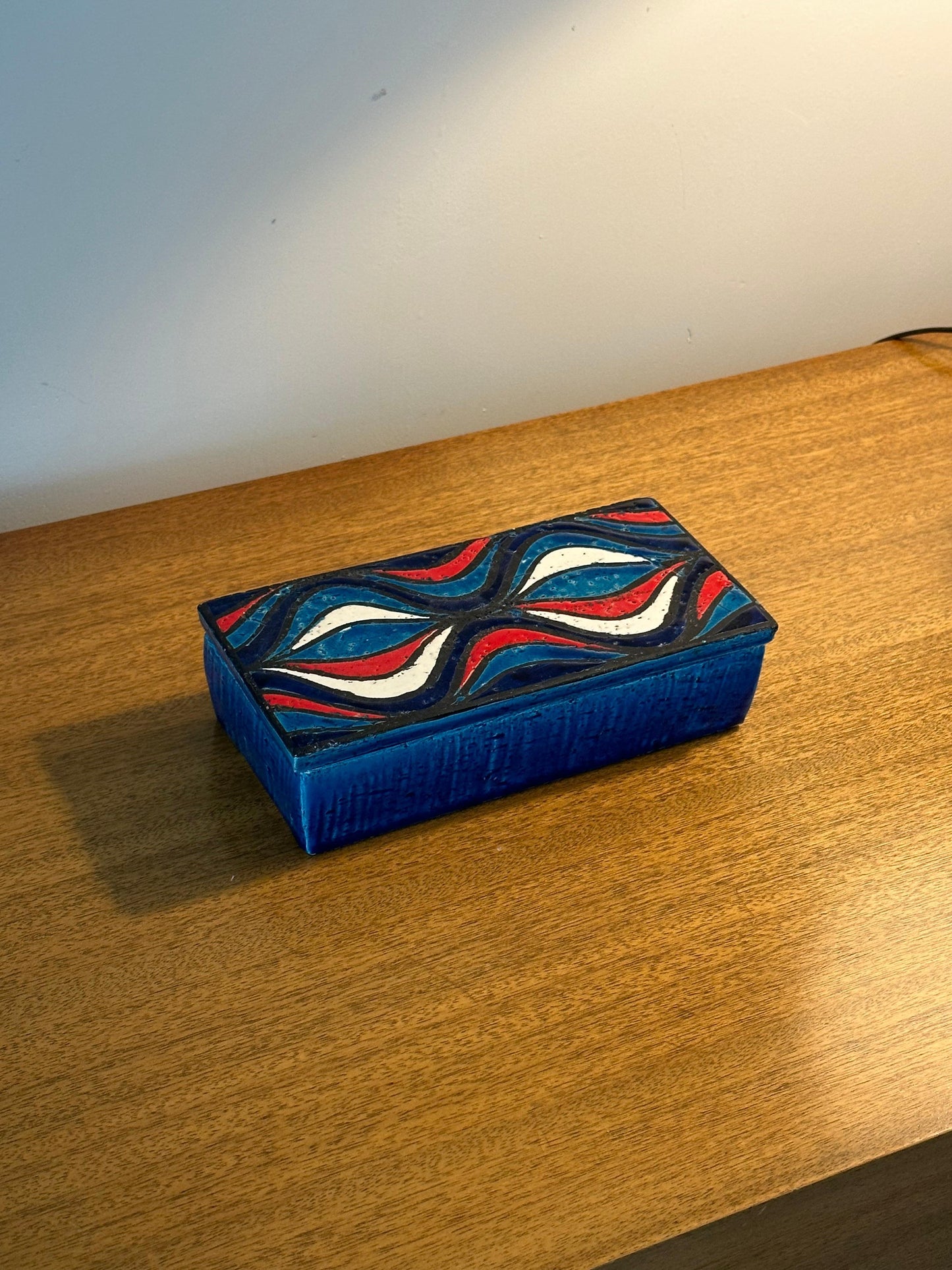 Frisman Vintage Aldo Londi for Bitossi Lidded Box, Onion Decor
