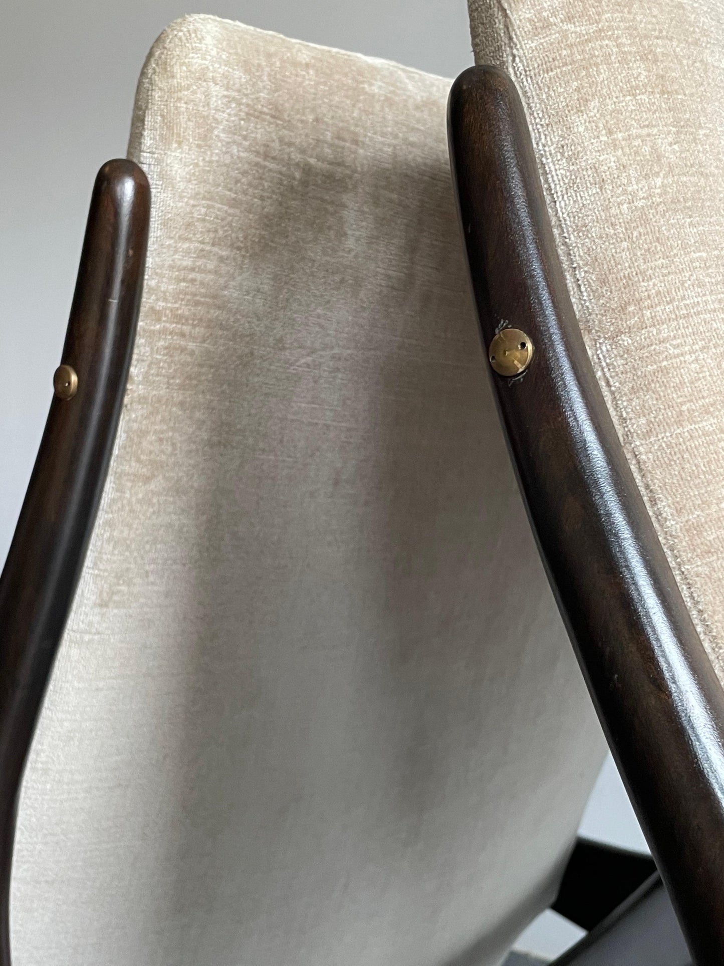 Frisman Vintage Ib Kofod Larsen Sculptural Lounge Chairs