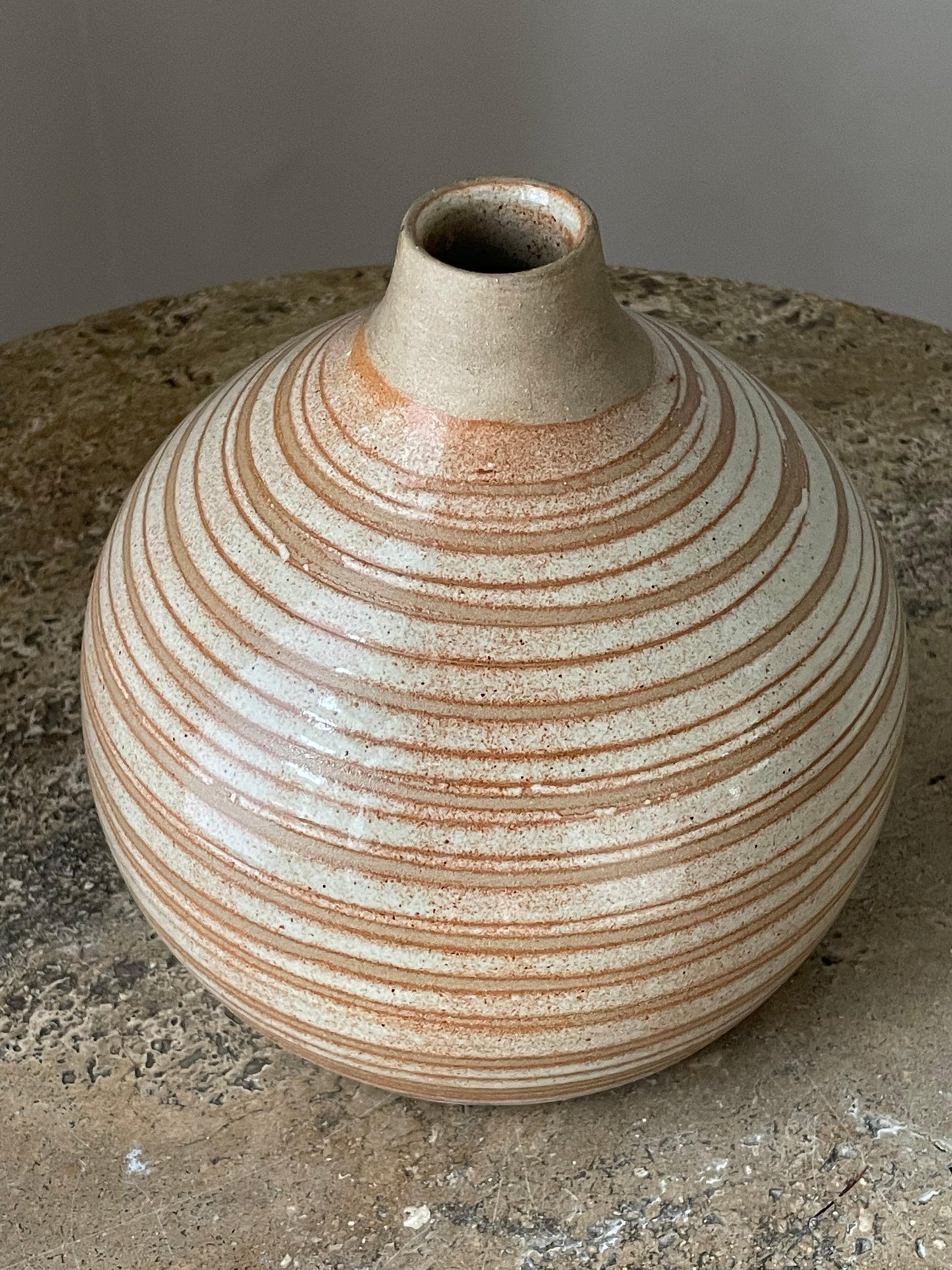 Frisman Vintage Gordon and Jane Martz Ceramic Vase, Marshall Studios, 1960s