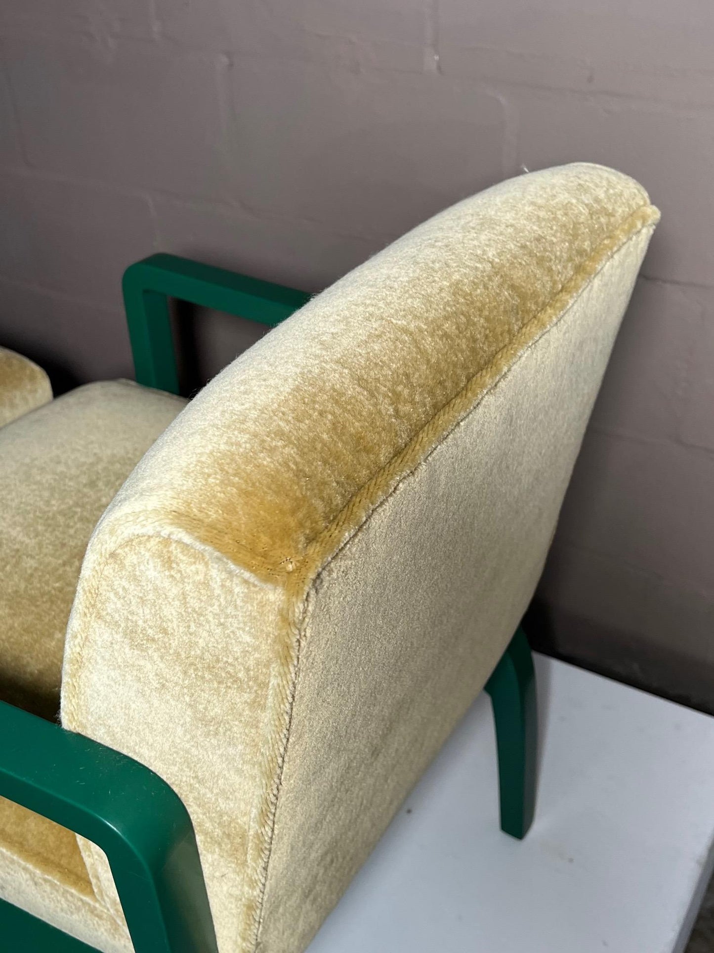 Frisman Vintage A Vintage Donald Deskey Armchair And Ottoman for Valentine Seaver Ca' 1930's