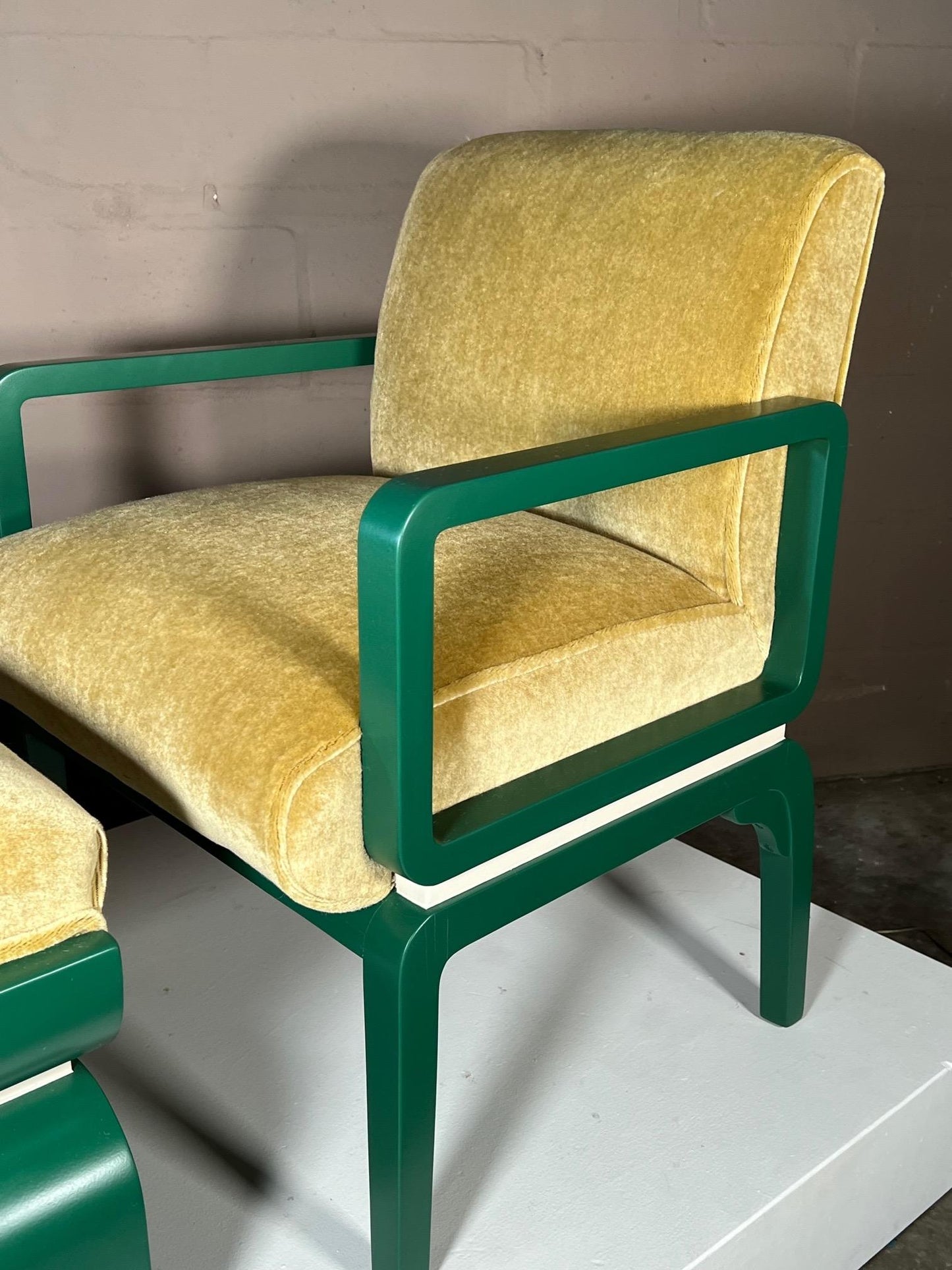 Frisman Vintage A Vintage Donald Deskey Armchair And Ottoman for Valentine Seaver Ca' 1930's