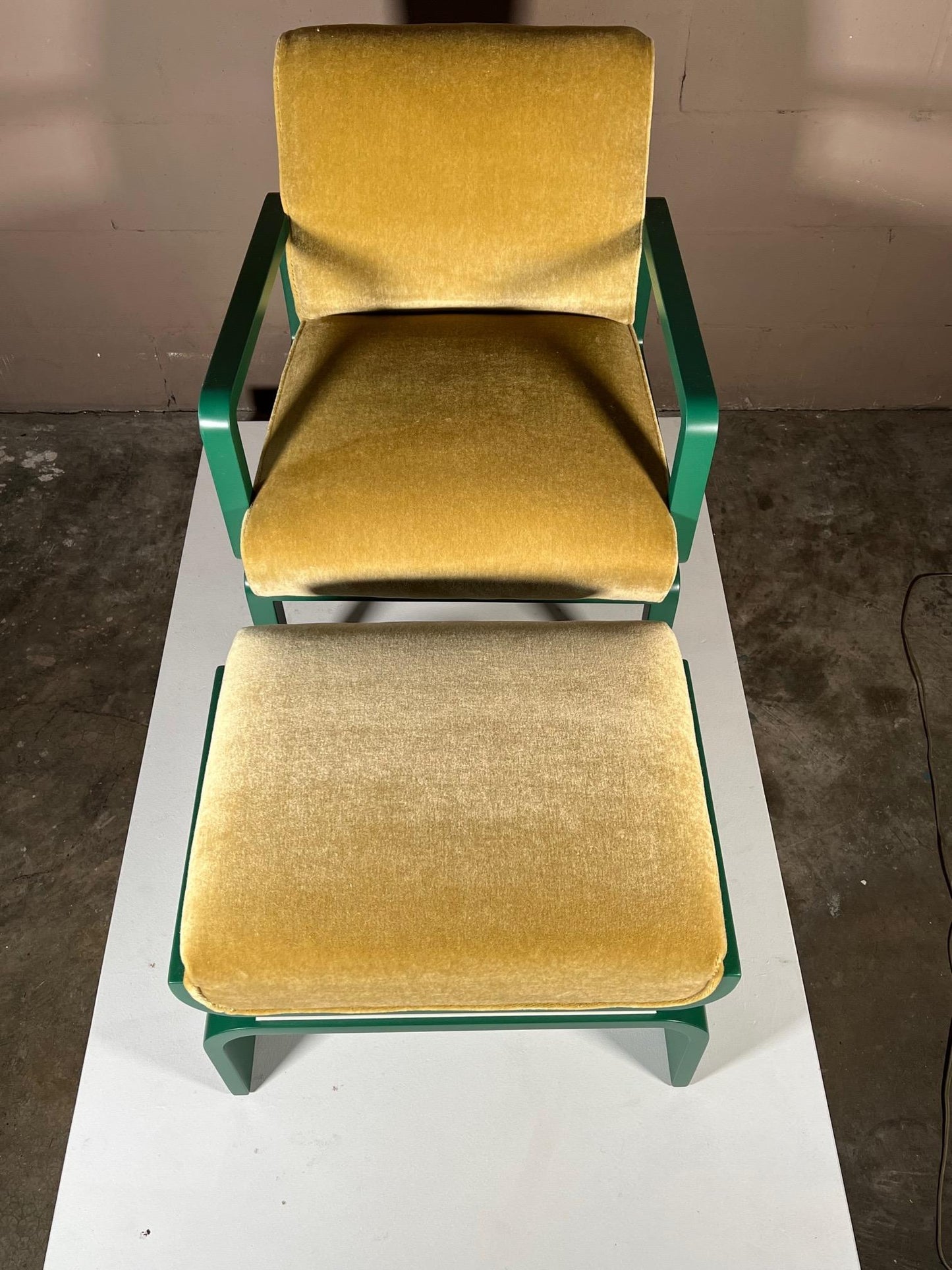 Frisman Vintage A Vintage Donald Deskey Armchair And Ottoman for Valentine Seaver Ca' 1930's