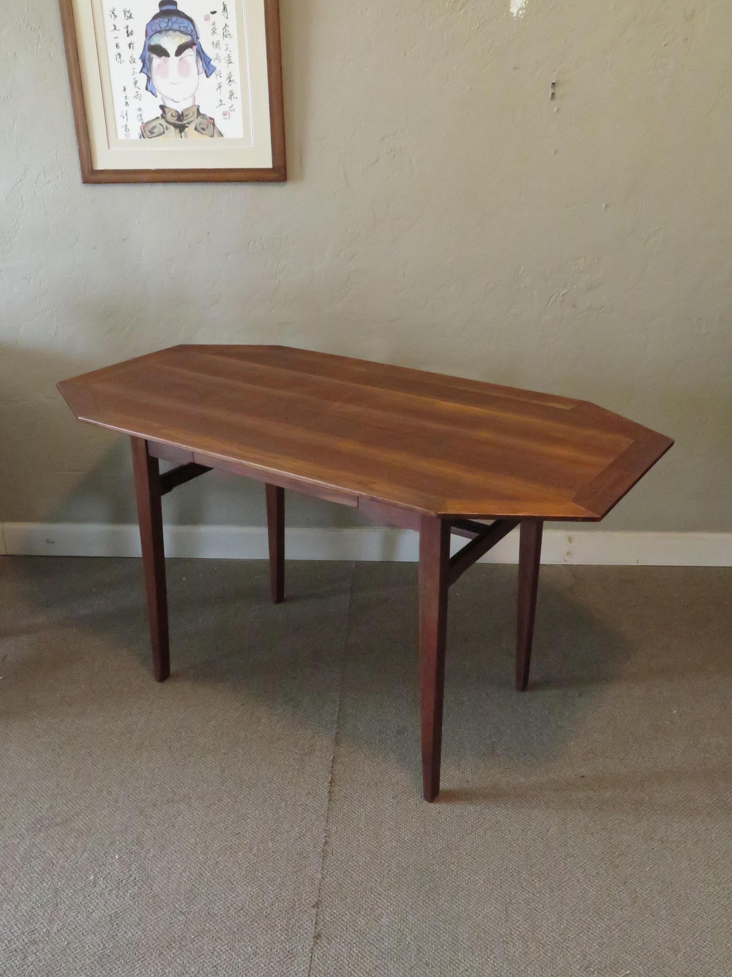 Frisman Vintage Writing Desk By Edward Wormley For Dunbar