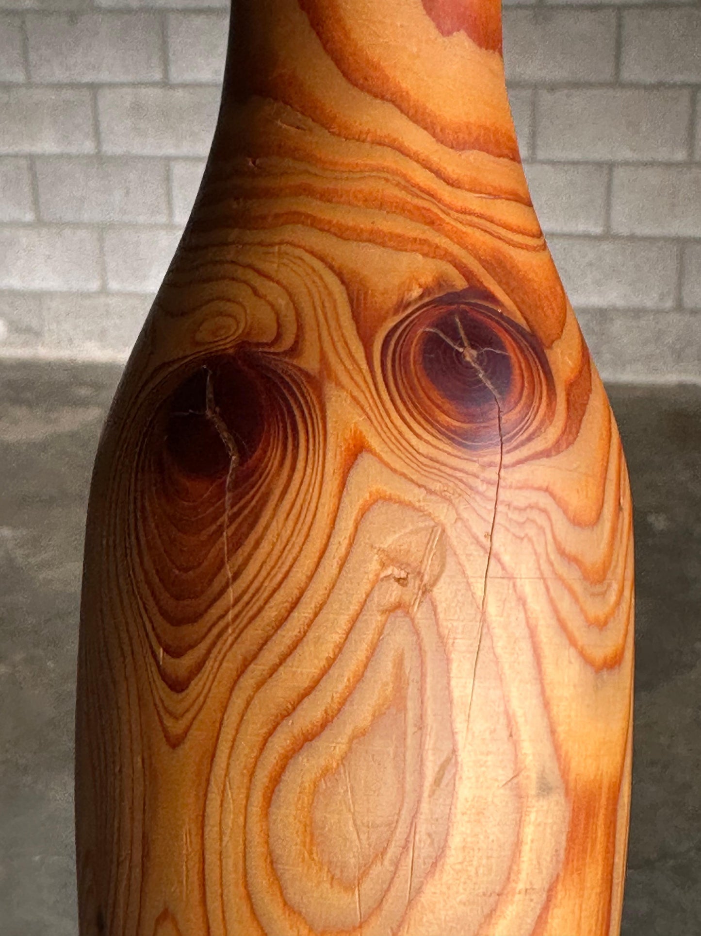 Frisman Vintage Swedish Modernist Vase by Stig Pettersson, Pine