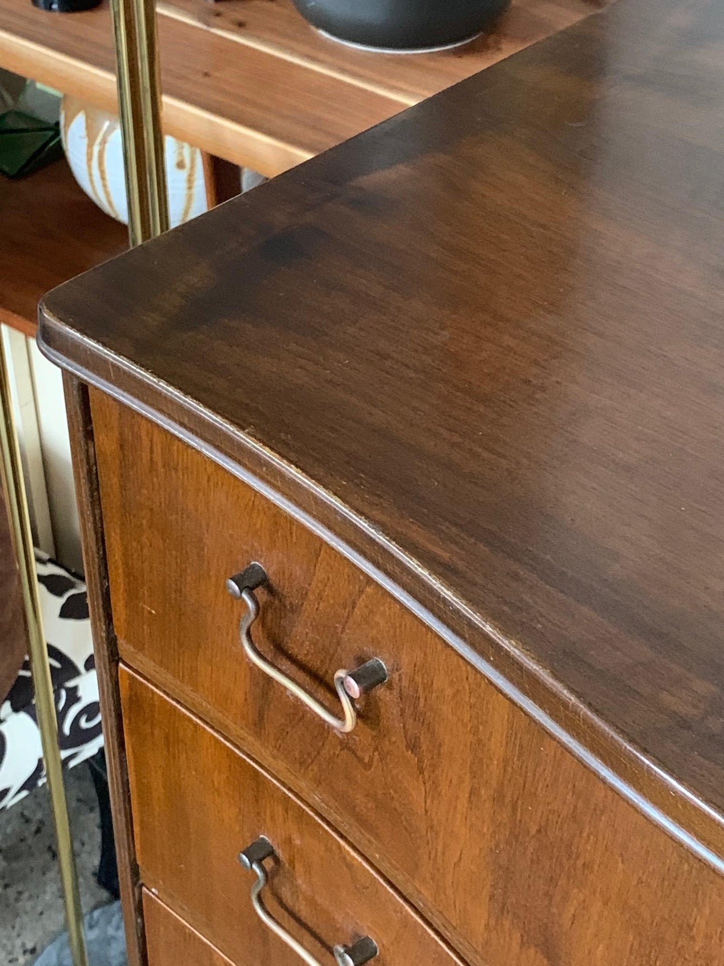 Frisman Vintage Tall Danish Seven Drawer Chest