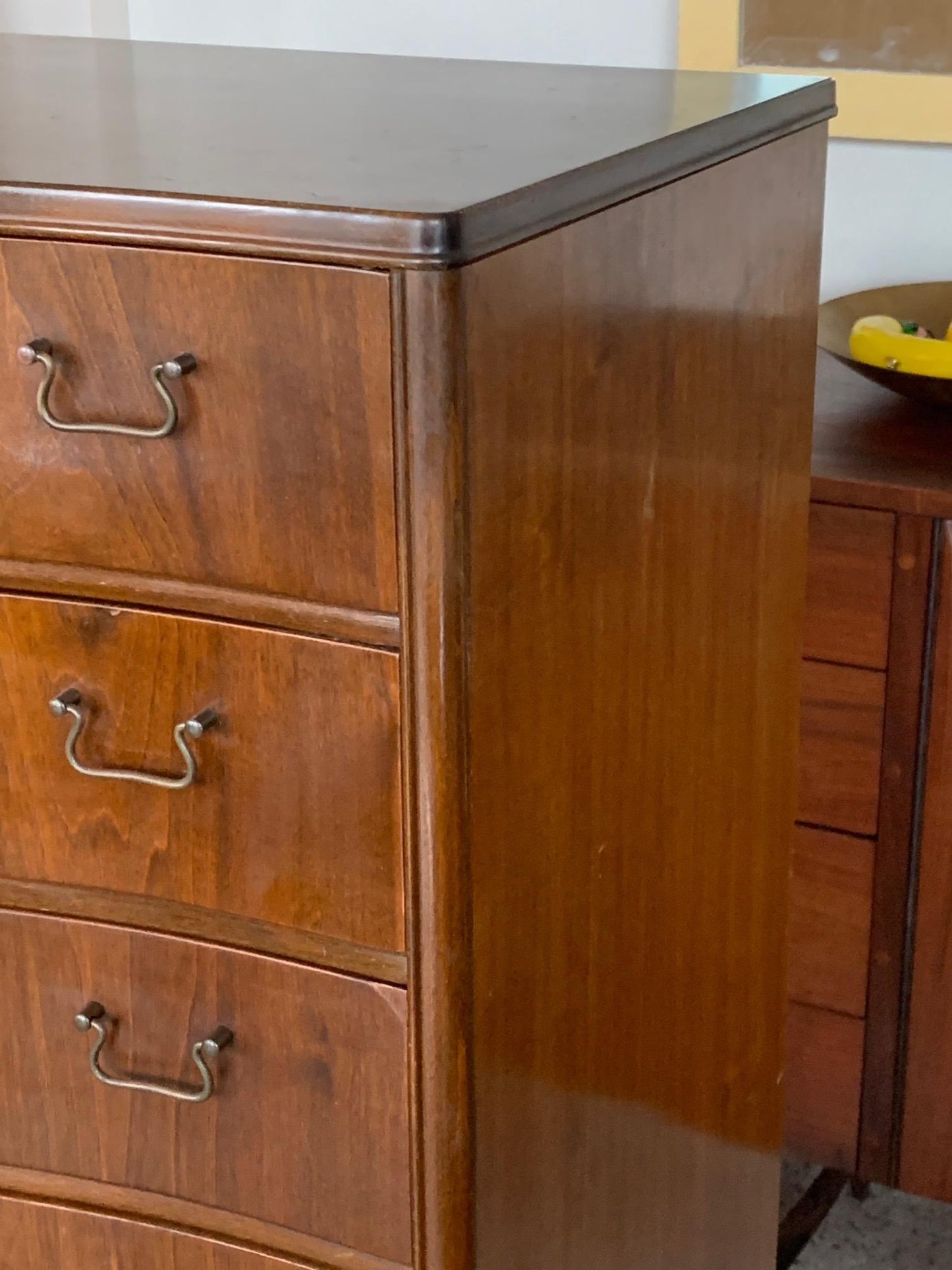Frisman Vintage Tall Danish Seven Drawer Chest